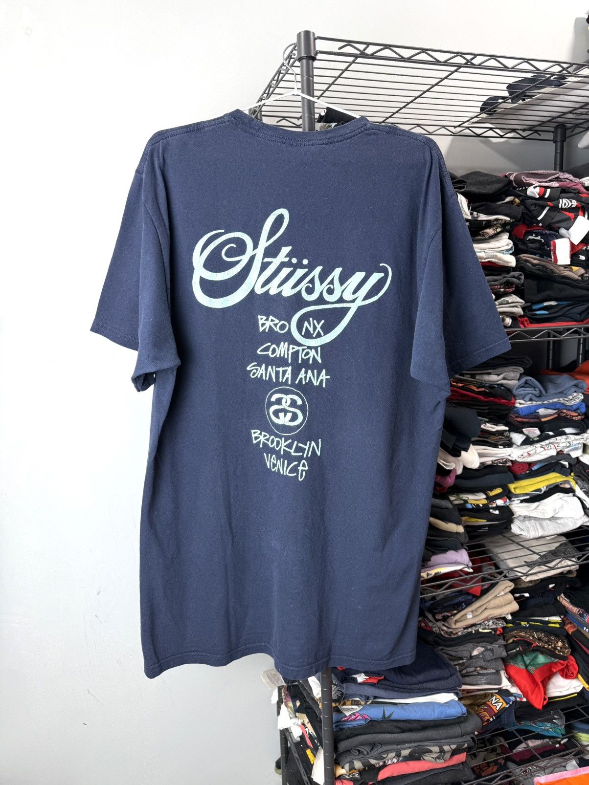 Stussy Vintage Stussy Tour New York T Shirt Size US L / EU 52-54 / 3 - 2 Thumbnail