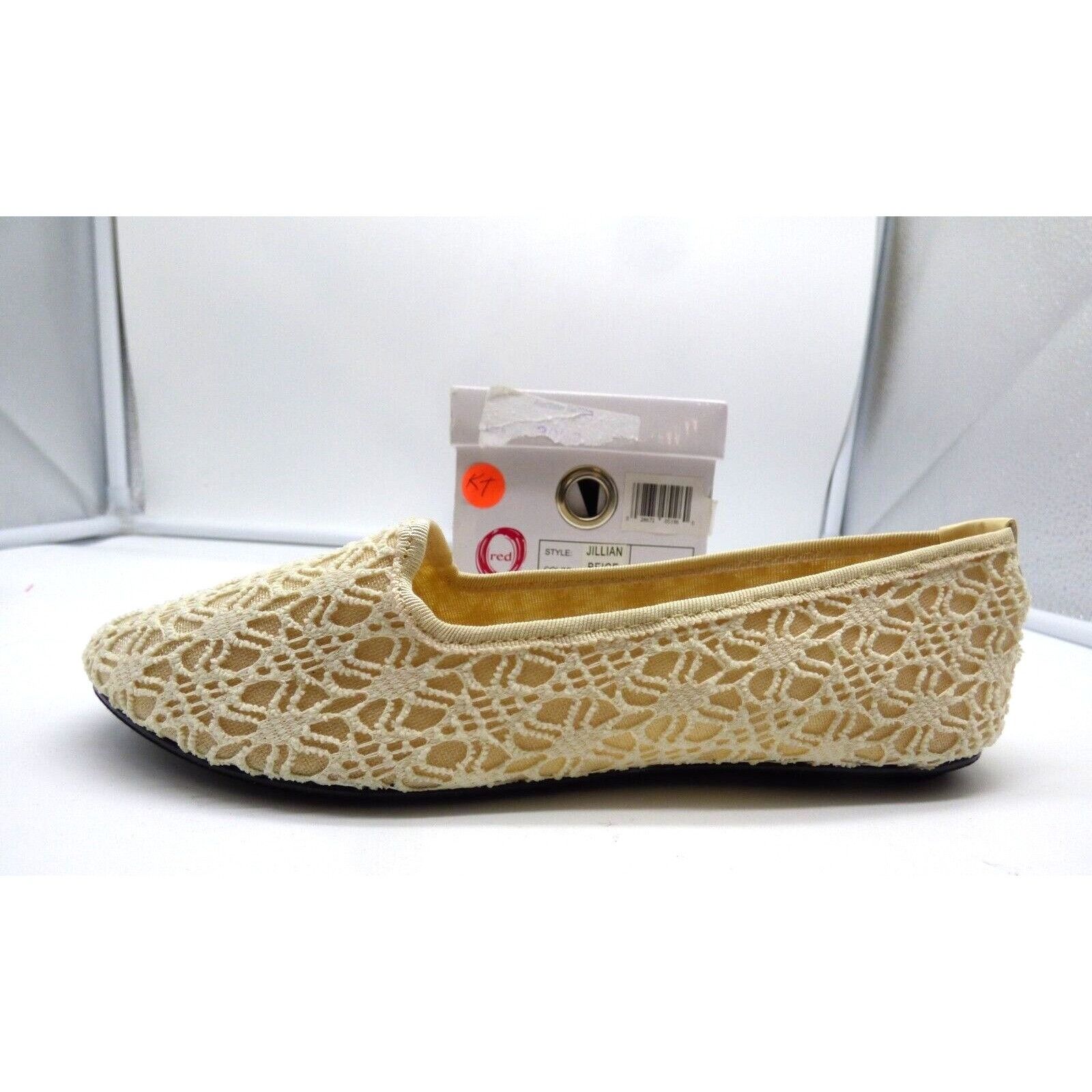 Other Red Circle Women’s Jillian Fabric Flats, Beige/Cream, Size 5 Size US 5.5 / IT 35.5 - 8 Thumbnail