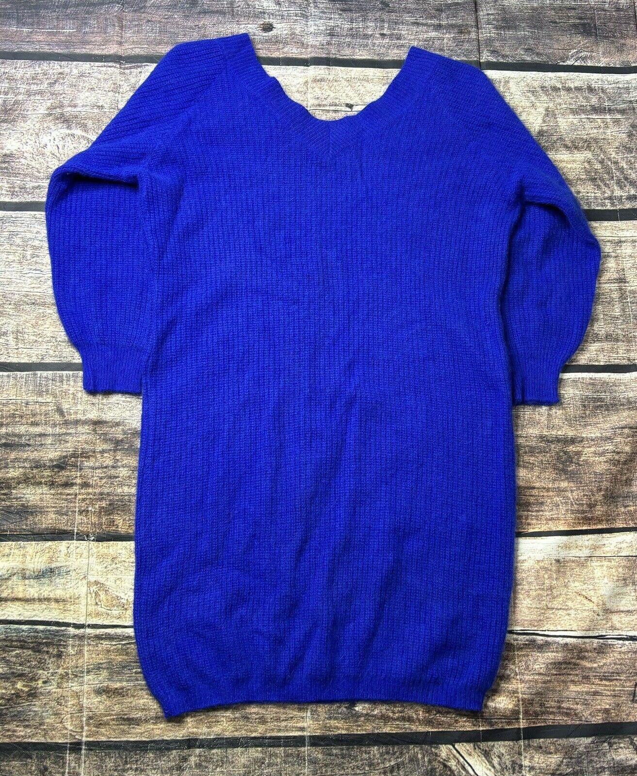 Esprit Esprit Sweater Dress Women's M Italy Made Lambswool Angora Size M / US 6-8 / IT 42-44 - 3 Thumbnail