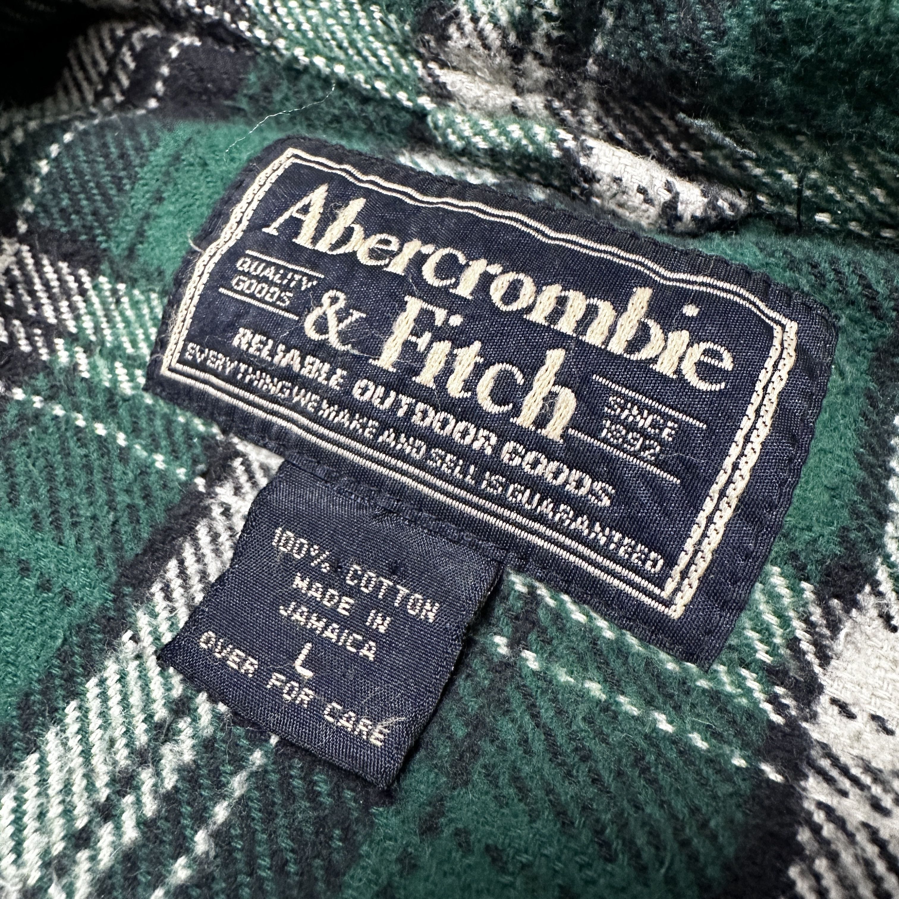 Abercrombie & Fitch 90s Abercrombie & Fitch Reliable Outdoor Goods Flannel Size US L / EU 52-54 / 3 - 4 Thumbnail