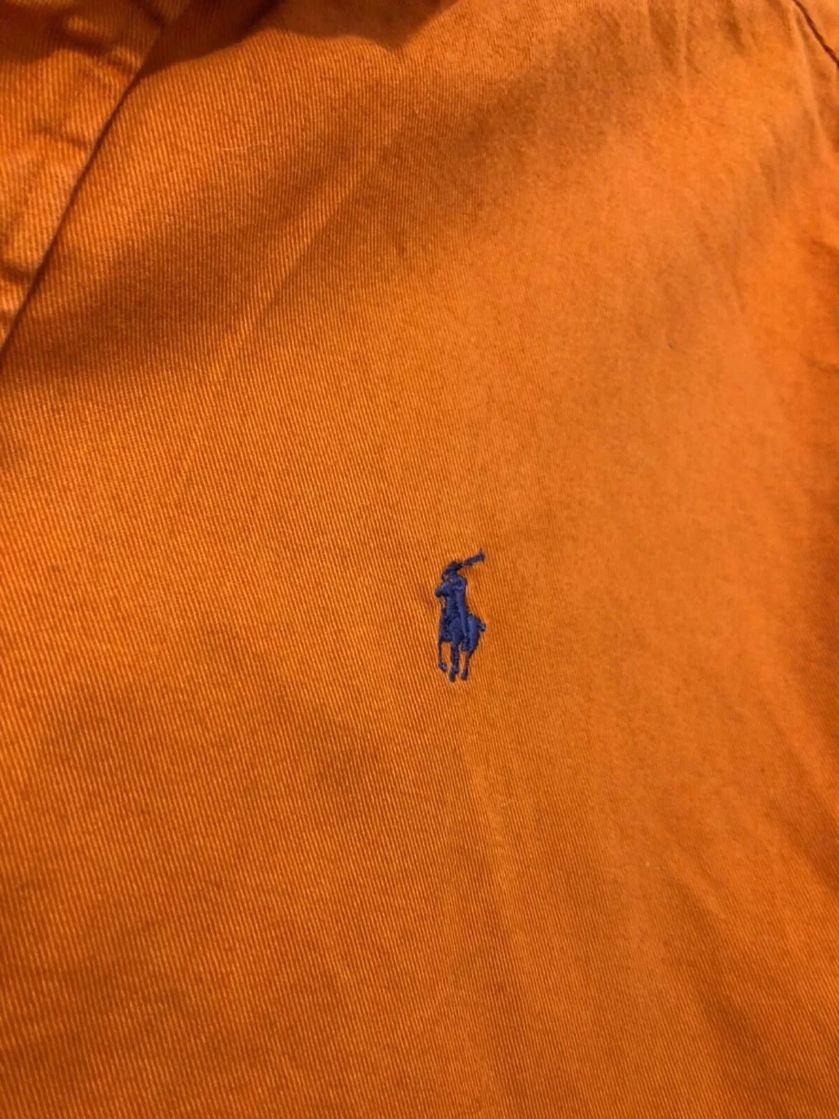 Polo Ralph Lauren Polo Ralph Lauren Vintage Orange Shirt Size US L / EU 52-54 / 3 - 5 Thumbnail