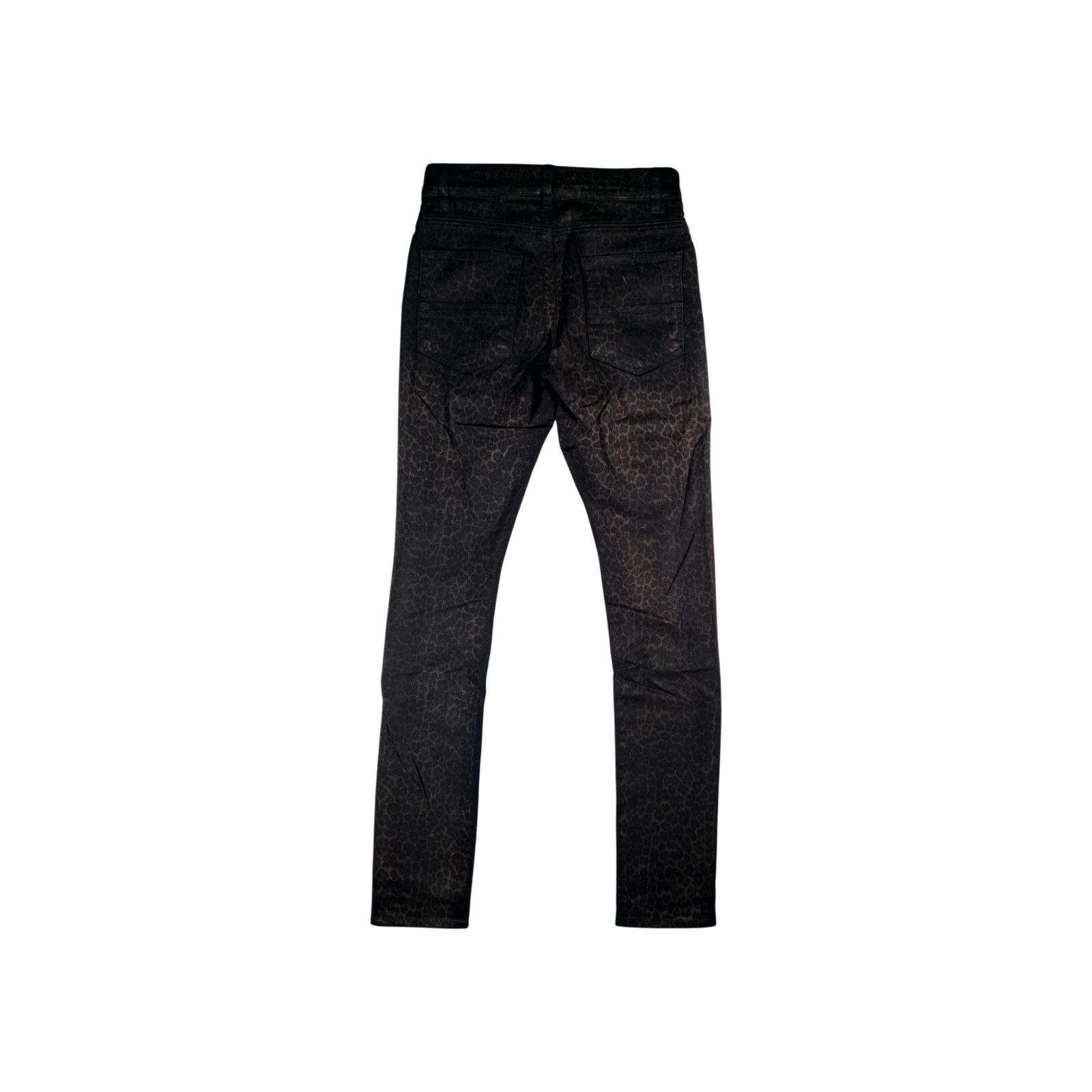 Amiri Amiri Cheetah Black Jeans Size US 31 - 2 Thumbnail
