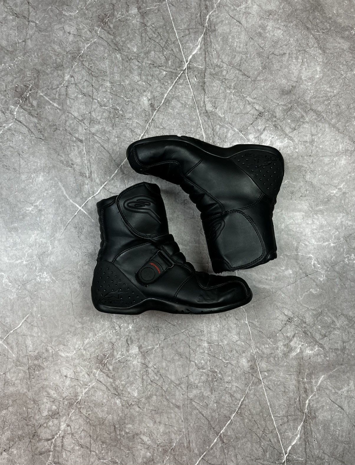 Alpinestars Black Aplinestars Motorcycle Boots Size 7.5 Size US 7 / EU 40 - 5 Thumbnail