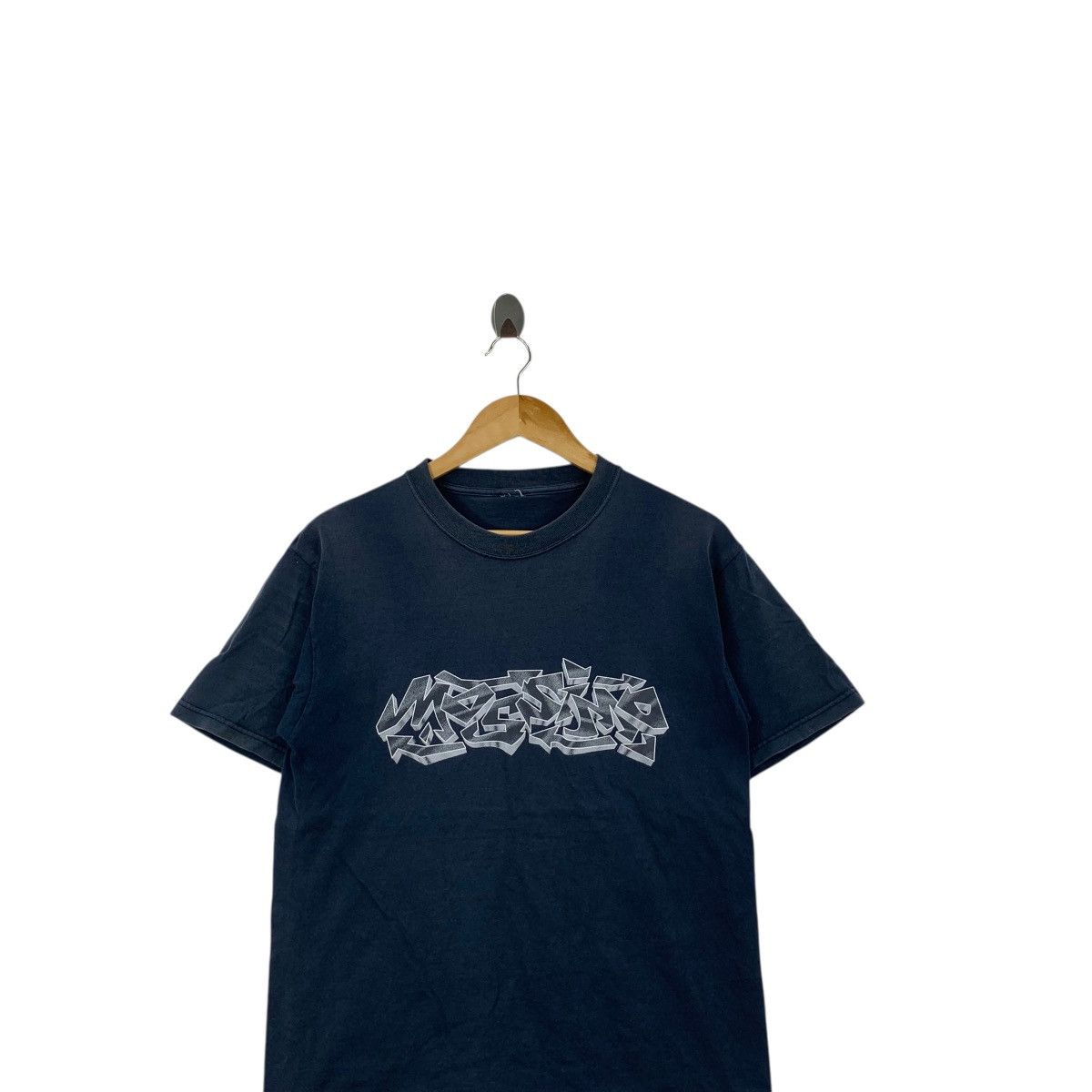 Mossimo Vintage MOSSIMO GRAFFITI LOGO Natural Sun Faded Tee Shirt Size US S / EU 44-46 / 1 - 2 Thumbnail
