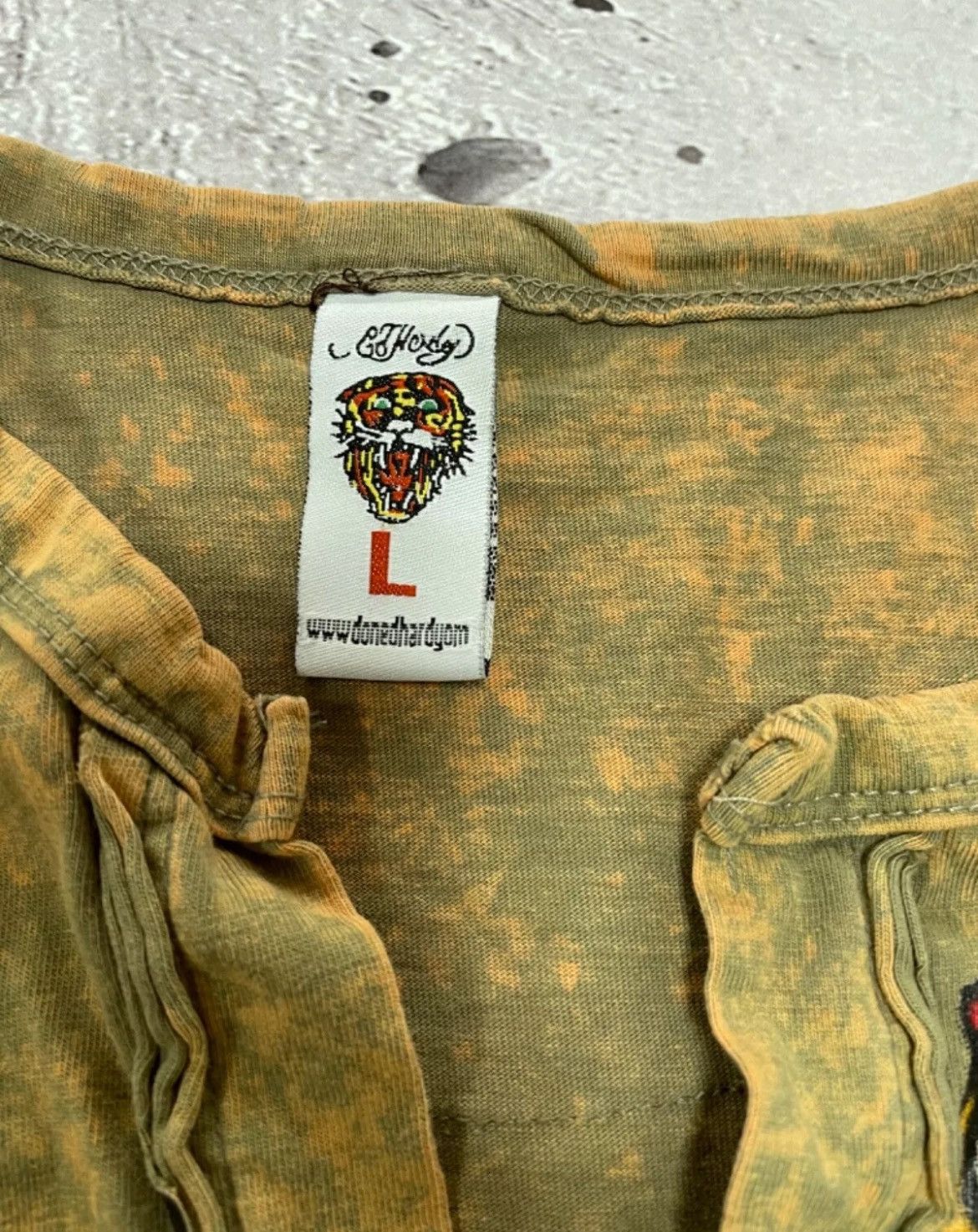 Ed Hardy × Vintage ed hardy vintage t shirt printed Yk2 woman's Size L / US 10 / IT 46 - 5 Thumbnail