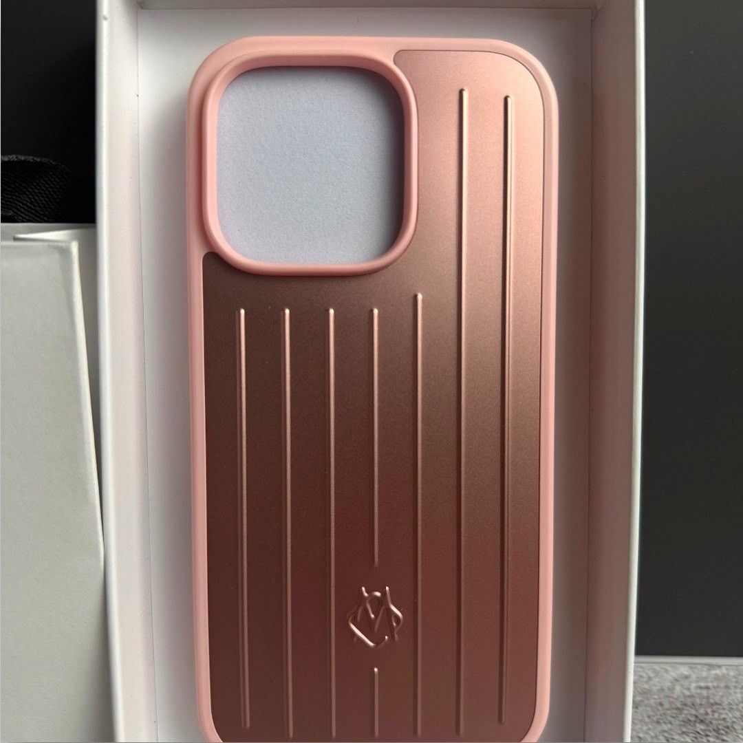 Rimowa Aluminum Metal Iphone 16 Pro Max Case Style In Pink, Men's — image 6 of 6