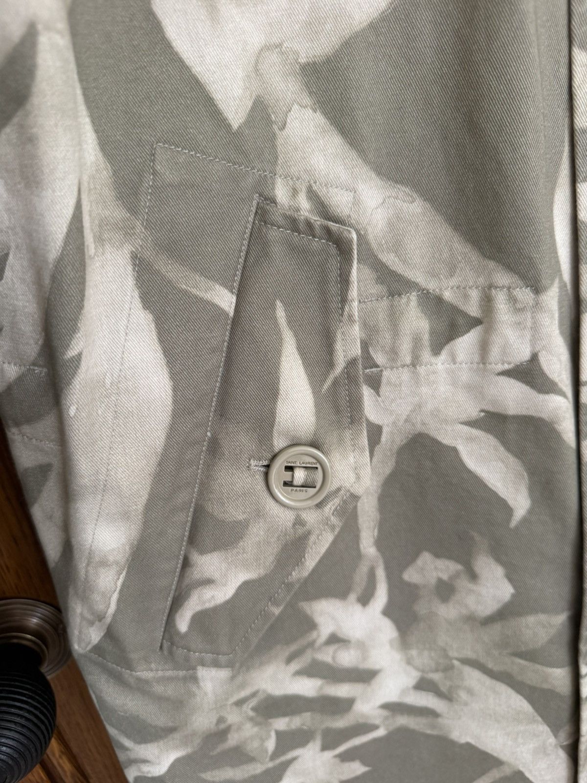 Saint Laurent Paris SS21 Saint Laurent palm tree parka jacket rocket 50 grail Size US M / EU 48-50 / 2 - 14 Thumbnail