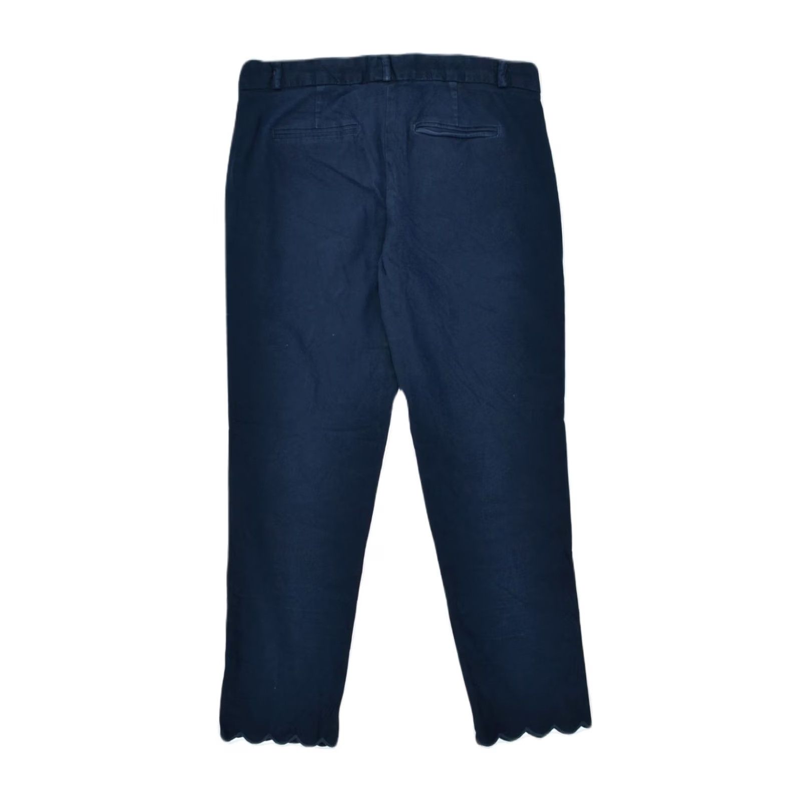 Banana Republic BANANA REPUBLIC Womens Capri Chino Trousers Navy Blue XS US 2 W30 L25 Size 26" / US 2 / IT 38 - 2 Thumbnail