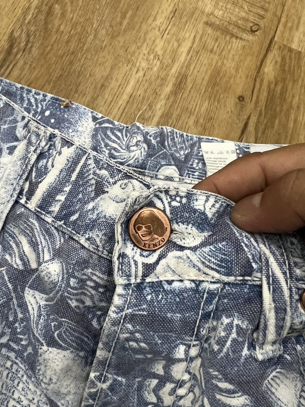 Designer × Kenzo KENZO X MIYUKI DESIGNER DENIM Size US 28 / EU 44 - 8 Thumbnail