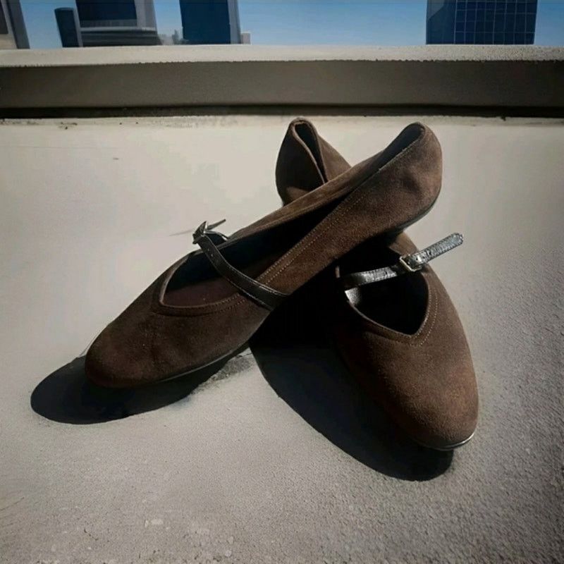 Salvatore Ferragamo NEW WOMEN SALVATORE FERRAGAMO FLAT PUMPS SHOES 7.5 AA Size US 7.5 / IT 37.5 - 3 Thumbnail
