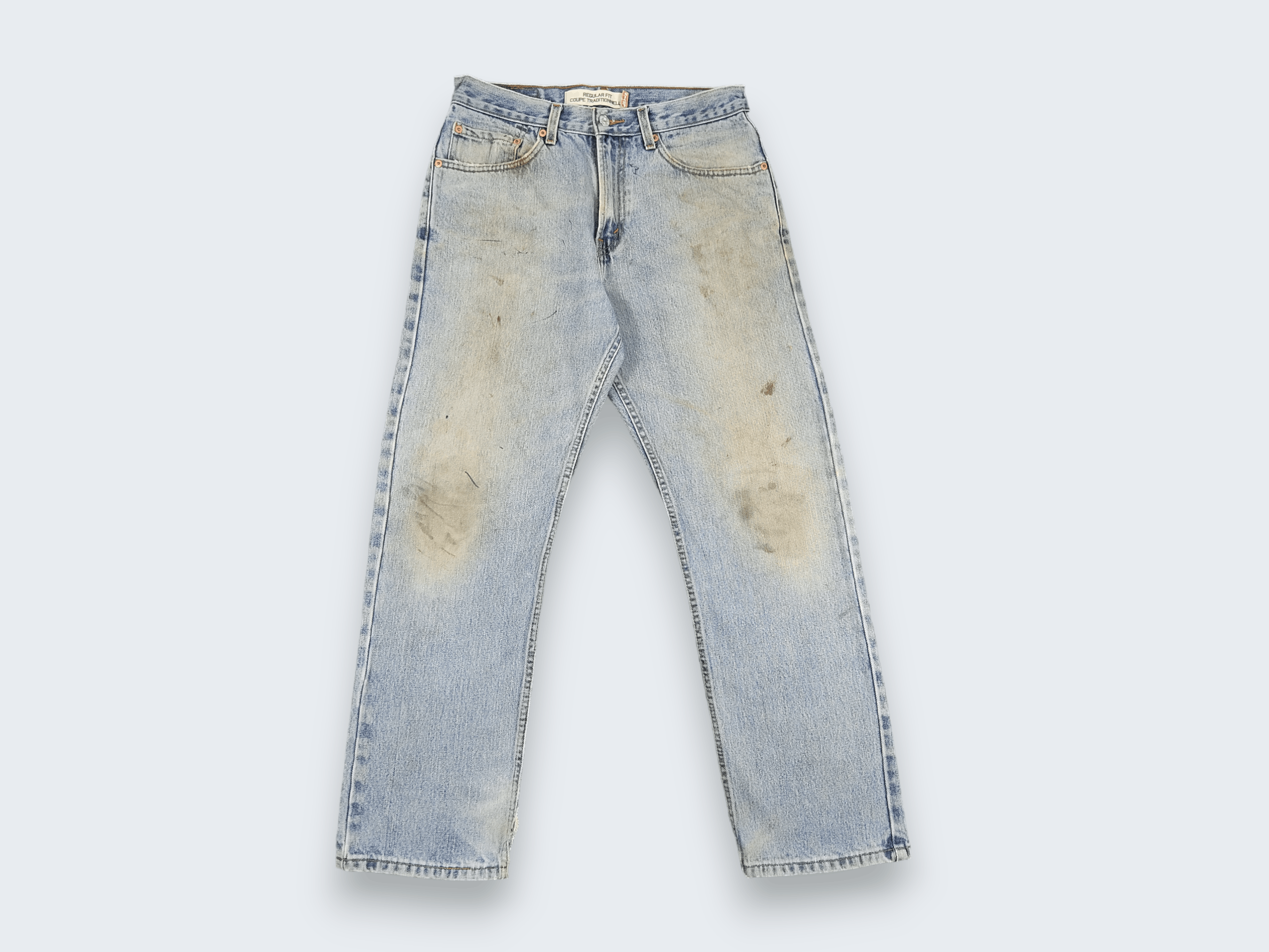 Levi's × Vintage Vintage Levis Jeans Blue Light Wash Regular Fit L588 Size US 32 / EU 48 - 1 Thumbnail