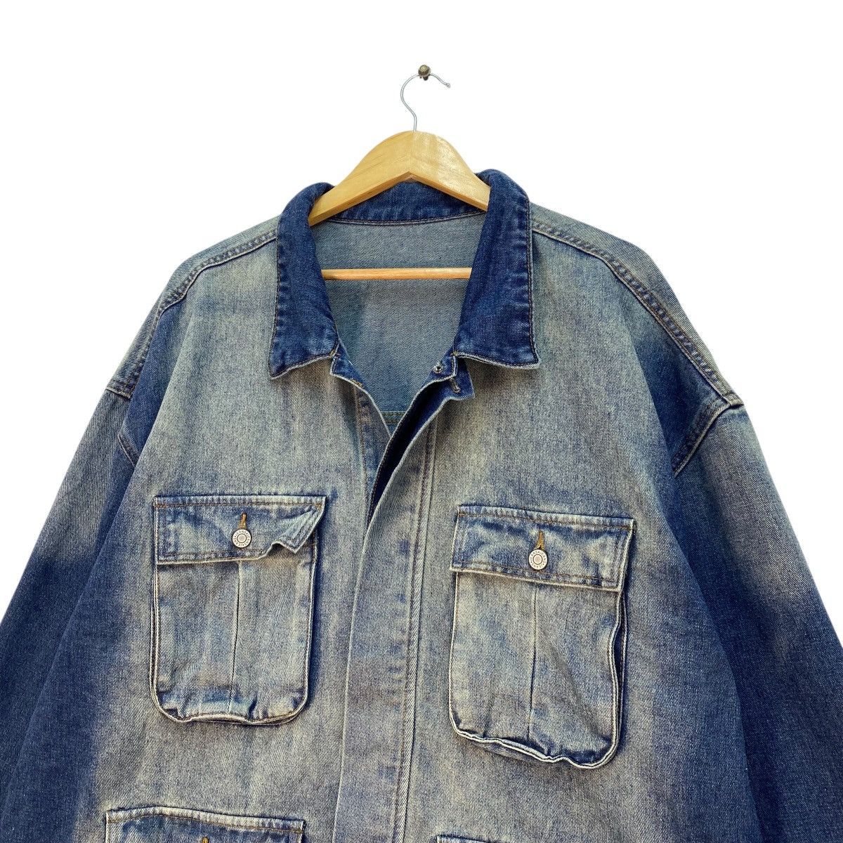 Japanese Brand 💥Japanese Brand Oversized4 Pocket Denim Style Workwear Ja Size US M / EU 48-50 / 2 - 3 Thumbnail
