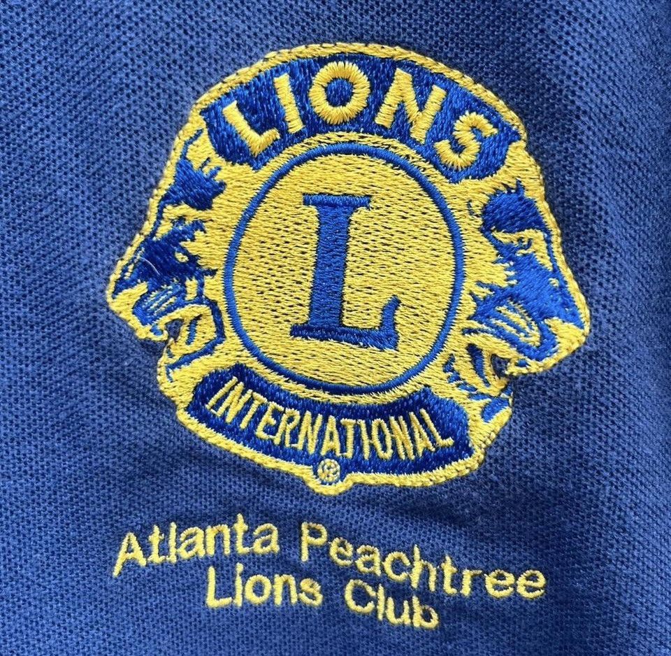 Port Authority Vintage Lions Club International Polo Shirt Blue XL Size US XL / EU 56 / 4 - 5 Thumbnail