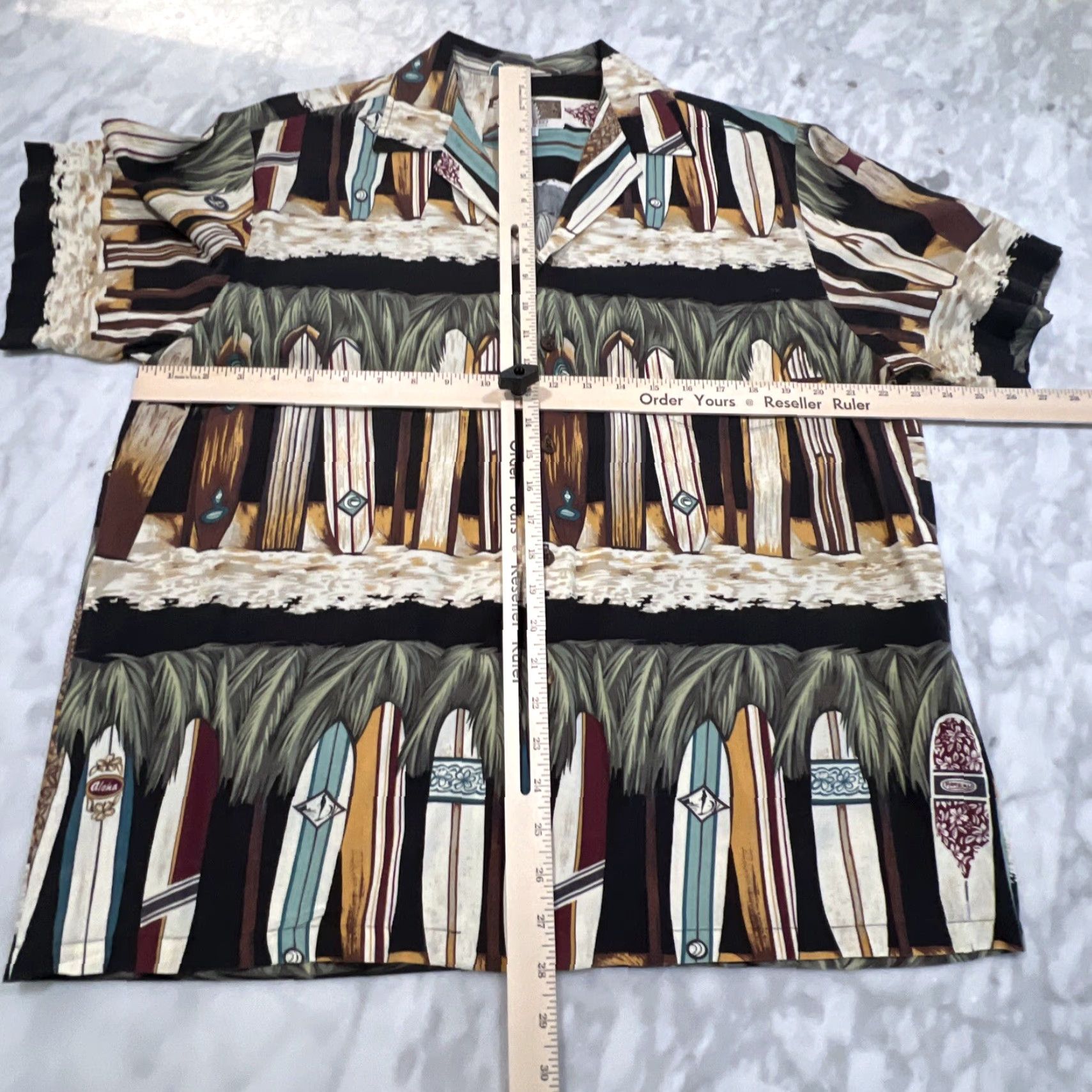 Vintage Kalaheo Hawaiian Shirt Men’s M Surf Boards All Over Button Up Size US M / EU 48-50 / 2 - 5 Thumbnail