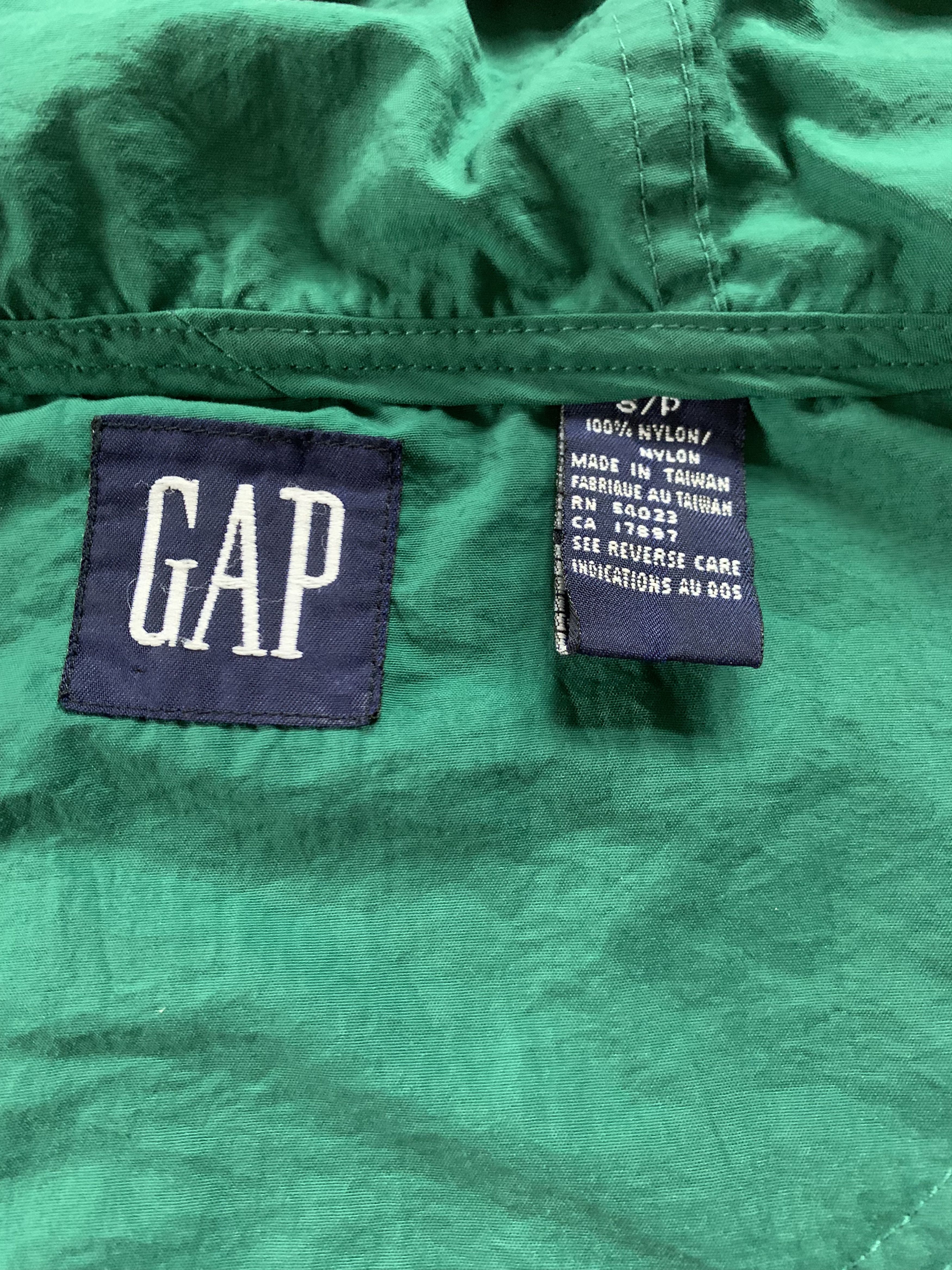 Gap Mens Vintage Gap Pink Nylon Hooded Windbreaker Jacket Size US S / EU 44-46 / 1 - 6 Thumbnail