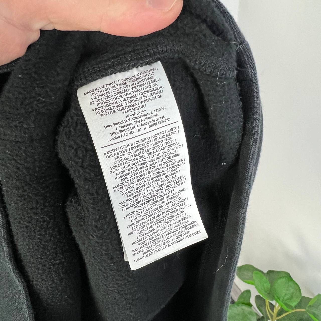 Nike Mini Swoosh Nike Hoodie Black Baggy Fit Y2K Style Size US XL / EU 56 / 4 - 4 Thumbnail