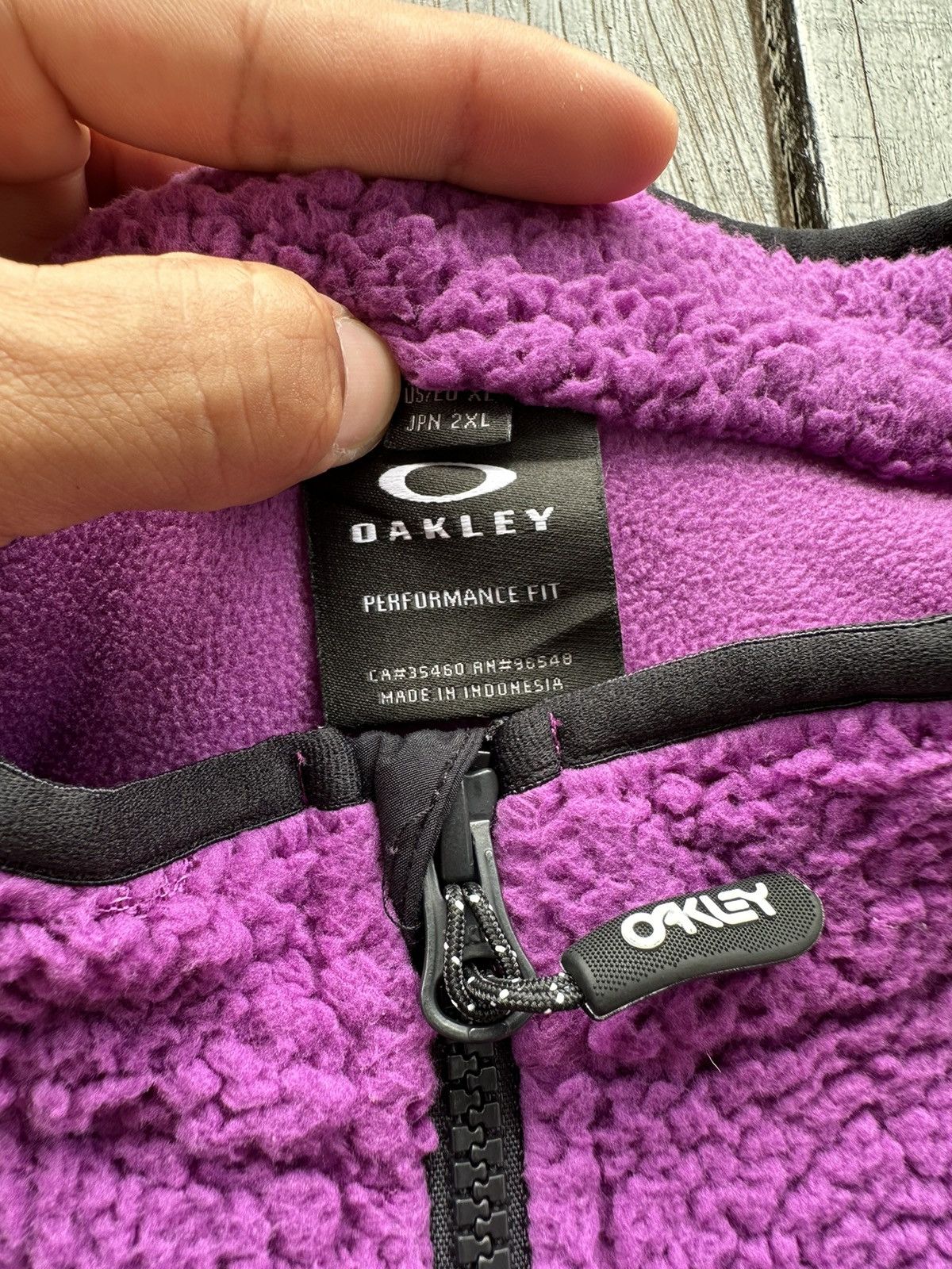 Oakley Oakley fleece full zipper Size US XL / EU 56 / 4 - 8 Thumbnail
