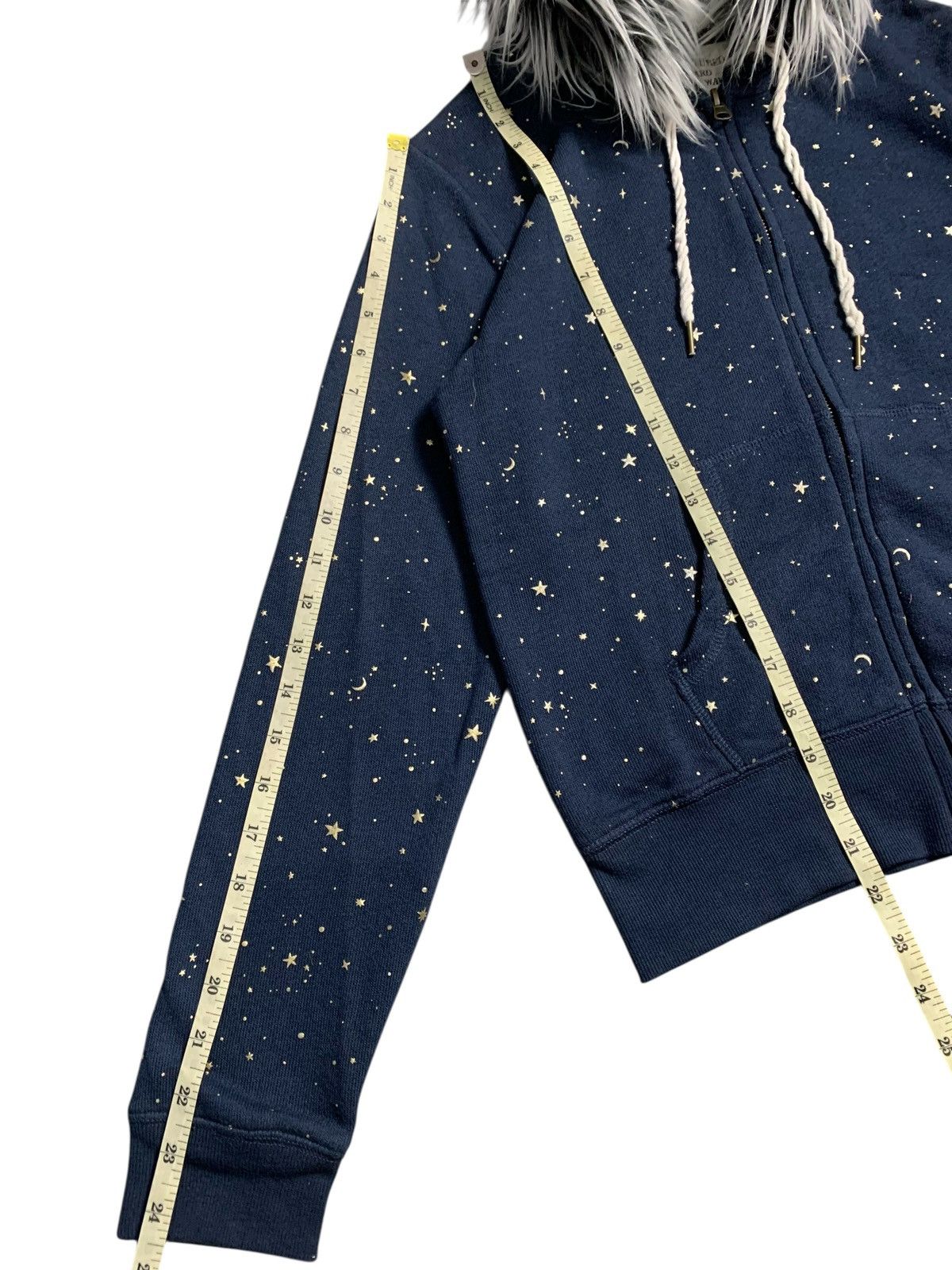 20471120 STARS AND MOON GLITTER FUR ZIP HOODIE KMRII IFSIX LGB STYLE Size US M / EU 48-50 / 2 - 11 Thumbnail