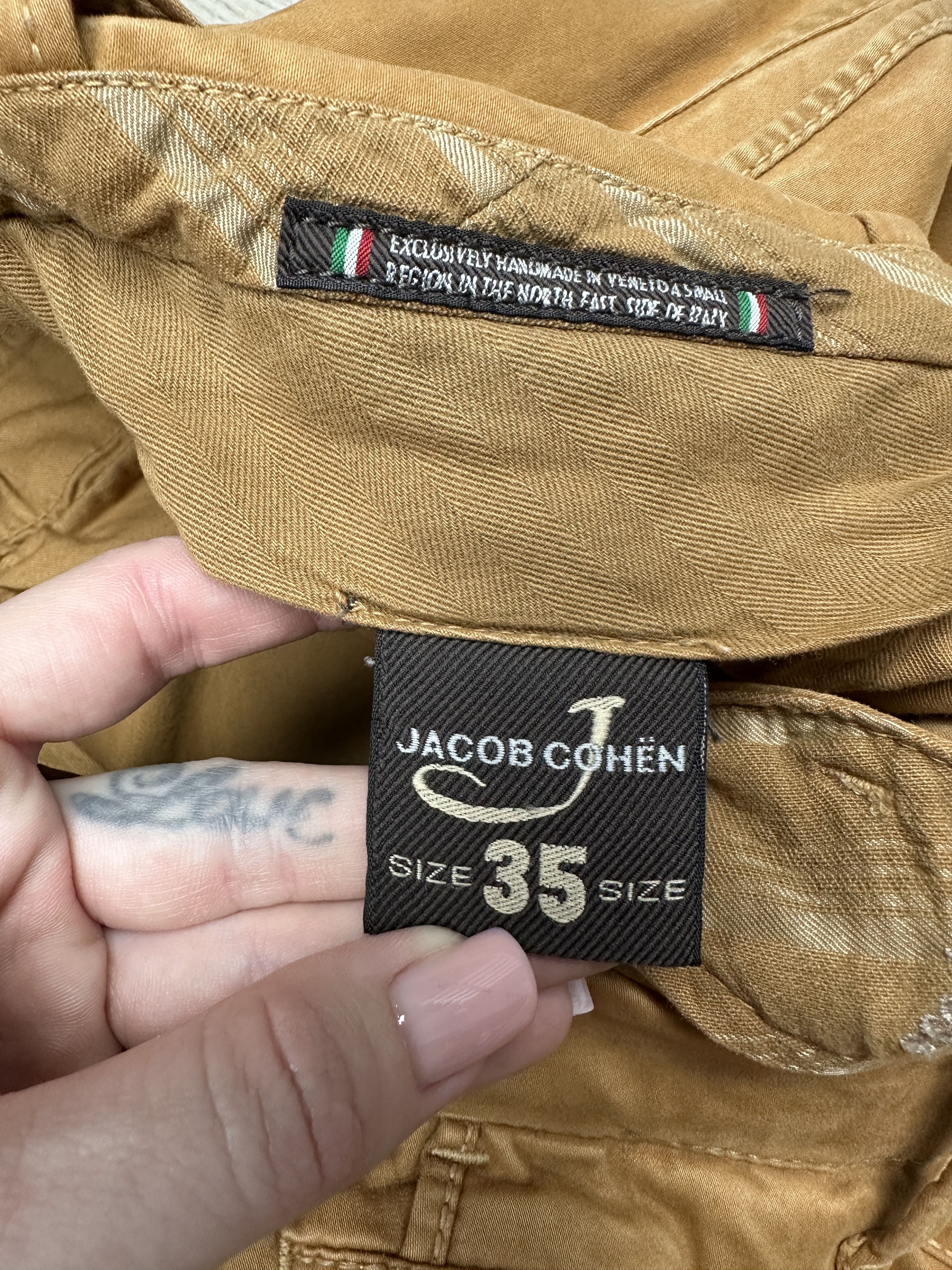 Jacob Cohen Jacob Cohen Vintage Mens Chino Pants Size US 35 - 5 Thumbnail