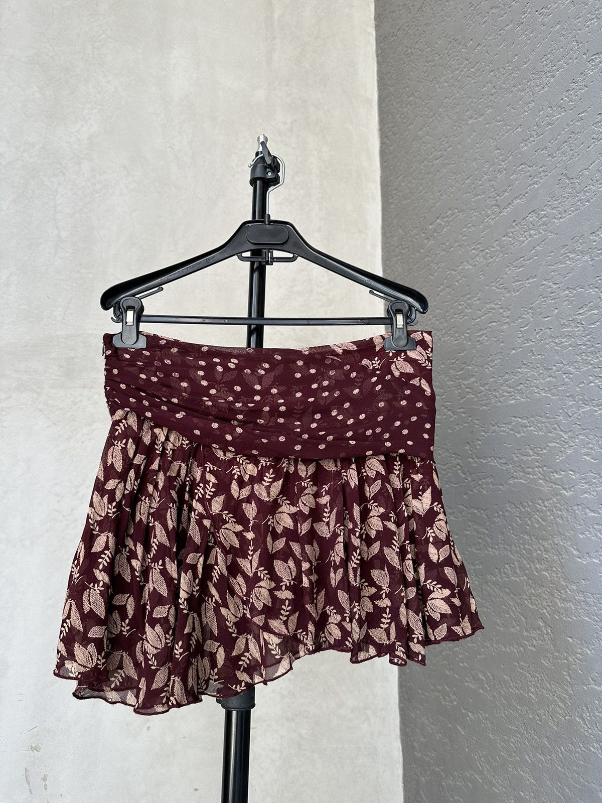 Isabel Marant Etoile Isabel Marant Etolie mini skirt Burgundy size 38 Size 26" / US 2 / IT 38 - 1 Thumbnail