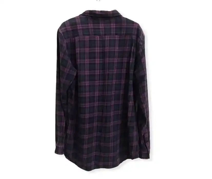 Flannel Japanese Brand Uniqlo Flannel Shirt Plaid Tartan Size US L / EU 52-54 / 3 - 5 Thumbnail