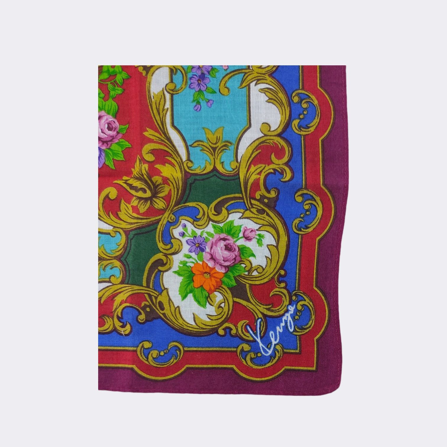 Kenzo Vintage Kenzo Handkerchief Neckerchief Bandana H355E Size ONE SIZE - 3 Thumbnail