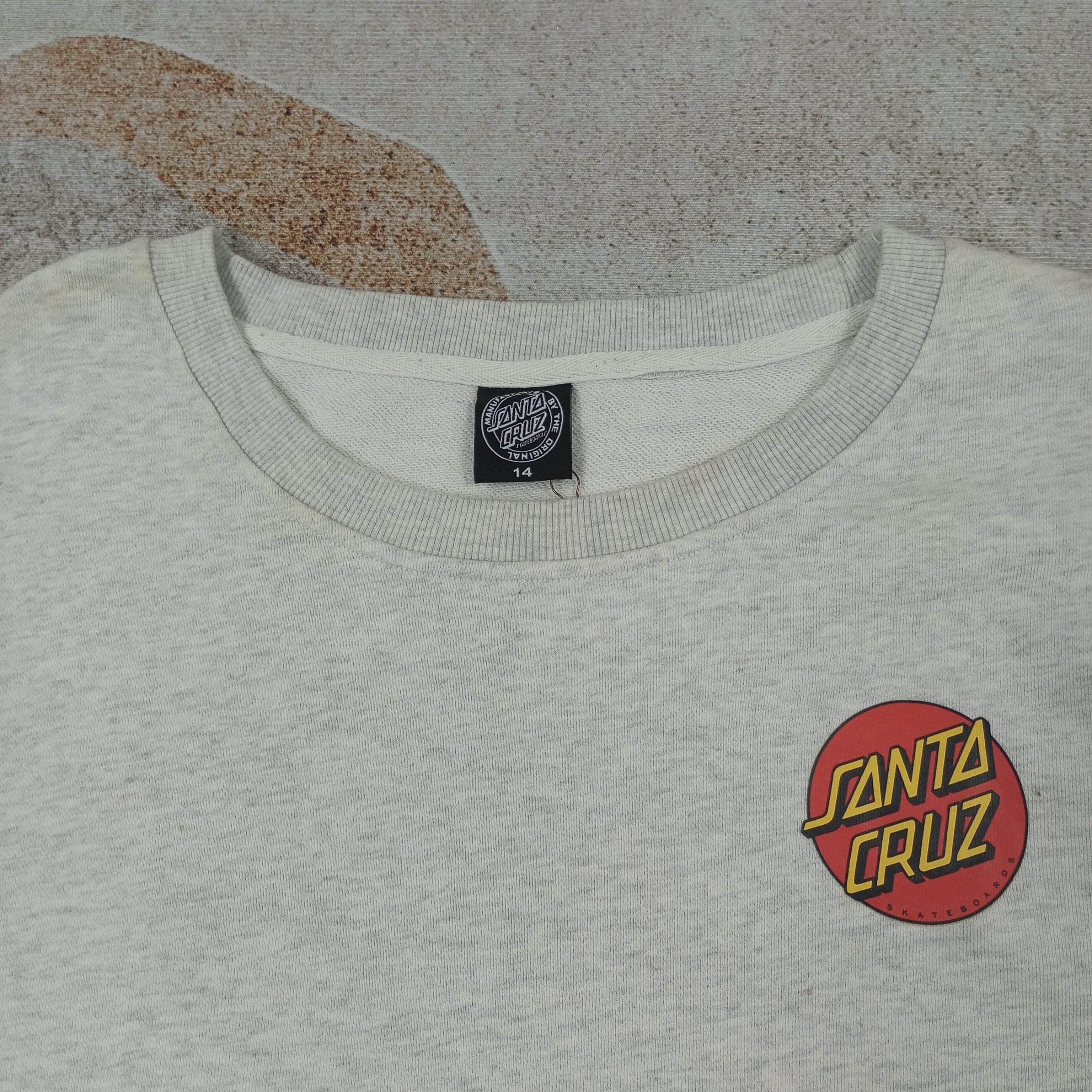 Santa Cruz Skateboards × Vintage Santa Cruz Skateboards Sweatshirt c221n15 Size US XL / EU 56 / 4 - 5 Thumbnail
