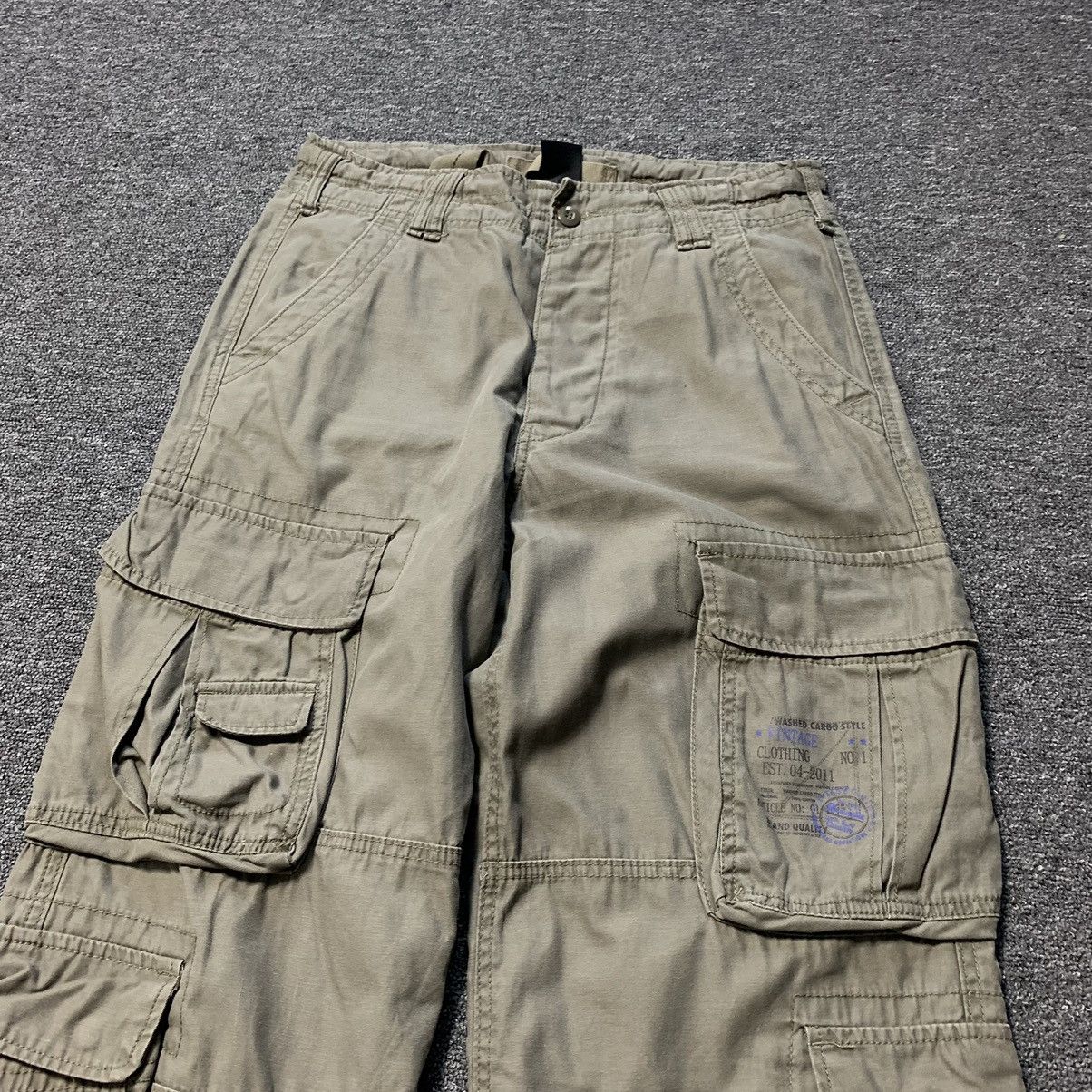Japanese Brand Brandit military multipocket baggy cargo pants Size US 32 / EU 48 - 5 Thumbnail