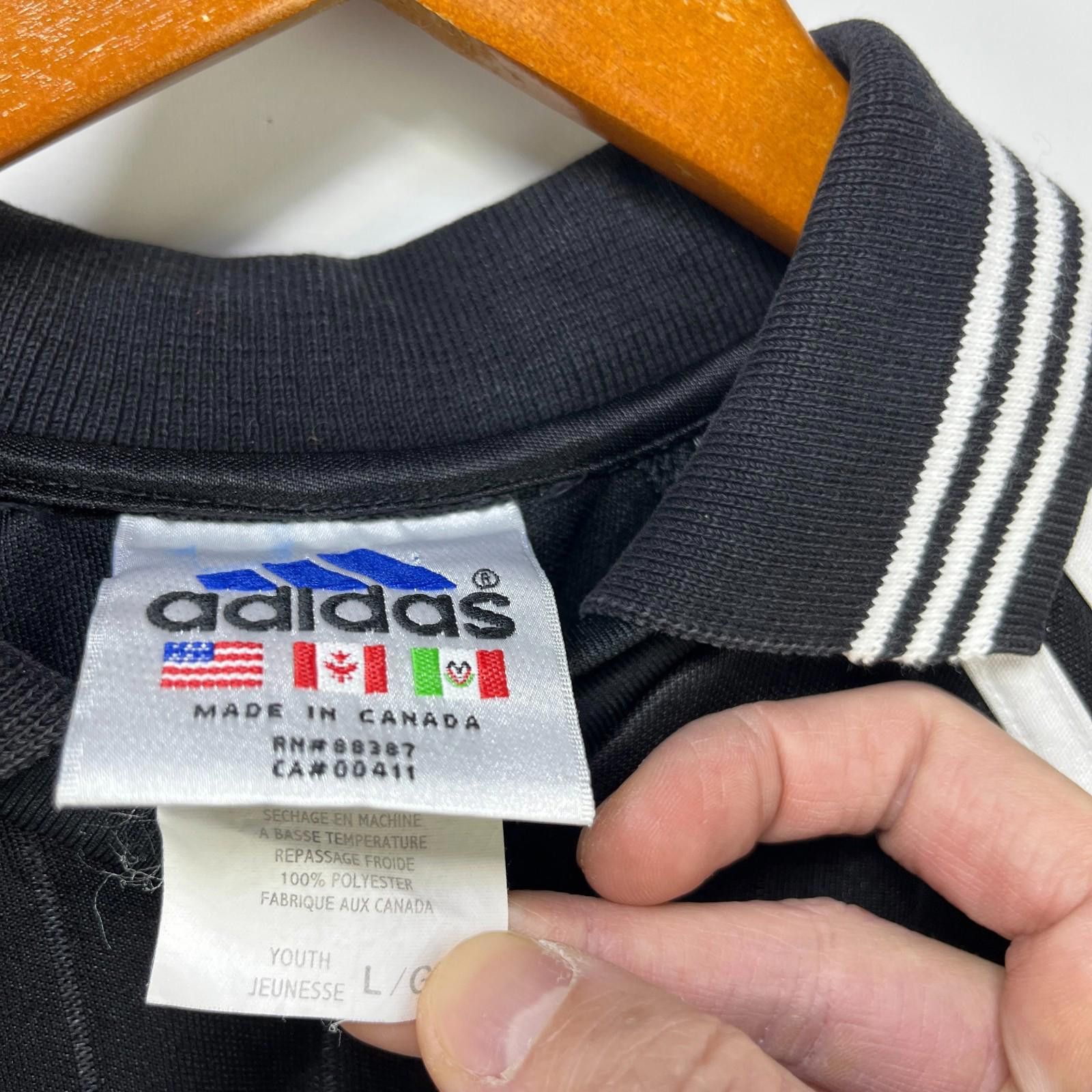 Adidas Vintage 90s Adidas Football Soccer Jersey Youth Large Size ONE SIZE - 3 Thumbnail