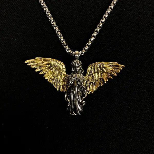 Jewelry Ishiyama x Kase Angel Necklace Y2K Gothic Punk Chain Size ONE SIZE - 2 Thumbnail