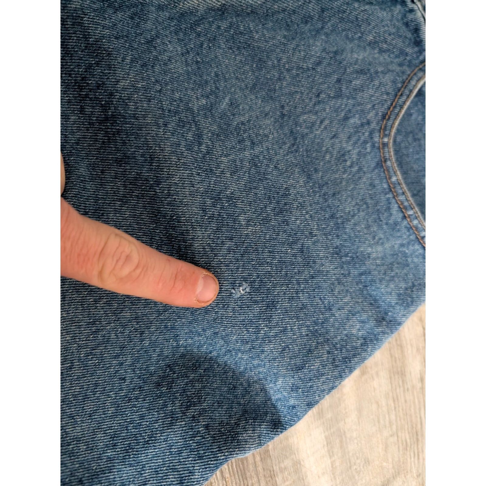 Vintage VINTAGE Lawman High Rise Tapered Leg Jeans Women's Size 13 30x31 Denim Blue 90s Cowboy Size 34" / US 12 / IT 48 - 5 Thumbnail