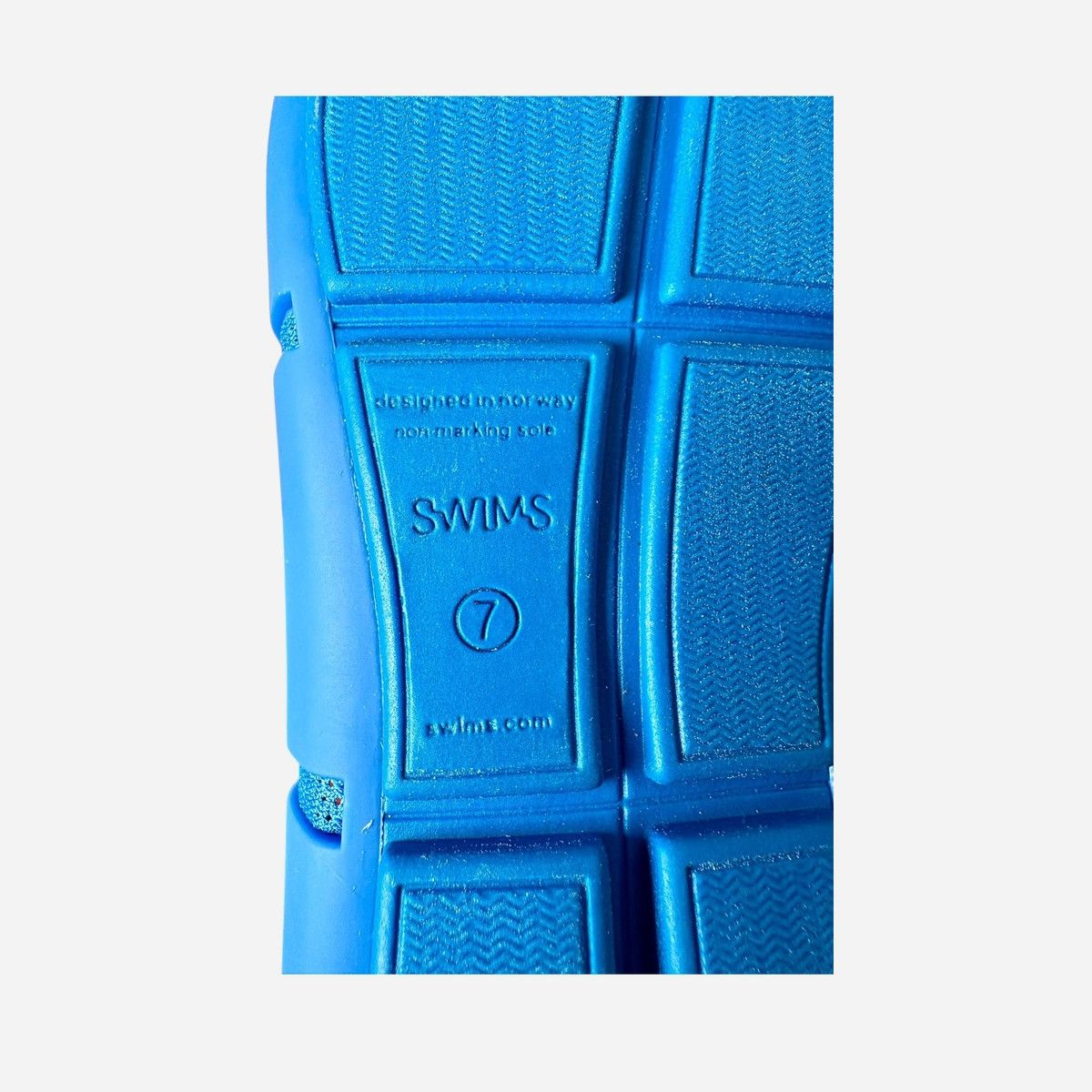 Swims Swims Unisex Wide Blue Rubber Penny Loafers Women’s sz 9 / M Size US 9 / IT 39 - 12 Thumbnail