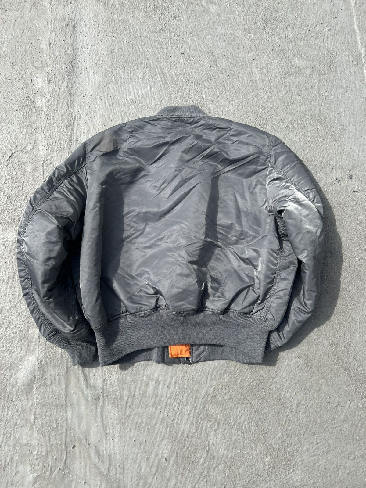 Alpha Industries Alpha Industries Silver Bomber Jacket Size US XL / EU 56 / 4 - 2 Thumbnail