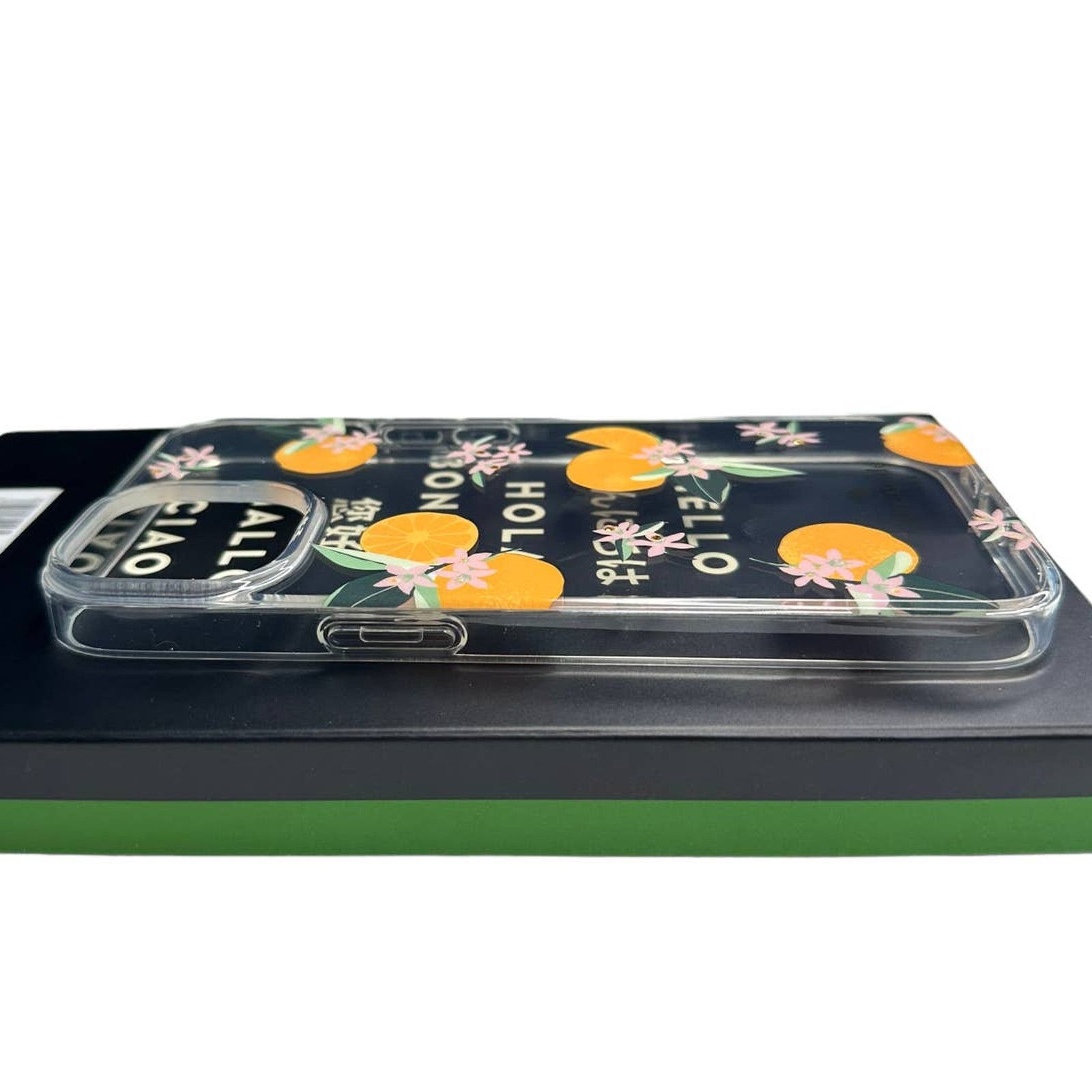 Kate Spade Kate Spade Orange Toss iPhone 14 PRO MAX Jeweled Clear Case Size ONE SIZE - 6 Thumbnail