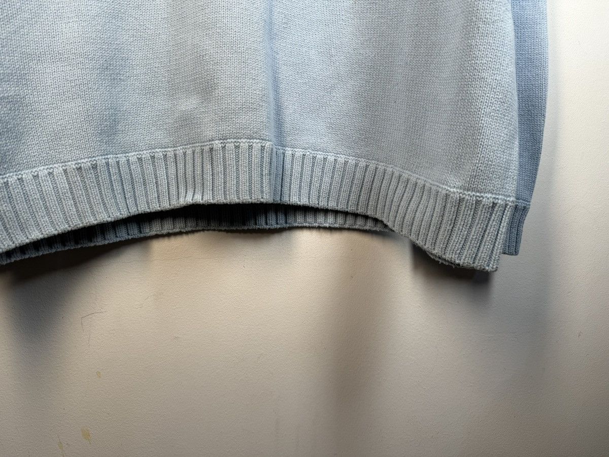 Yves Saint Laurent Blue YSL Sweater Knit Big Logo Vintage Paris Sweatshirt Rare Size US L / EU 52-54 / 3 - 14 Thumbnail