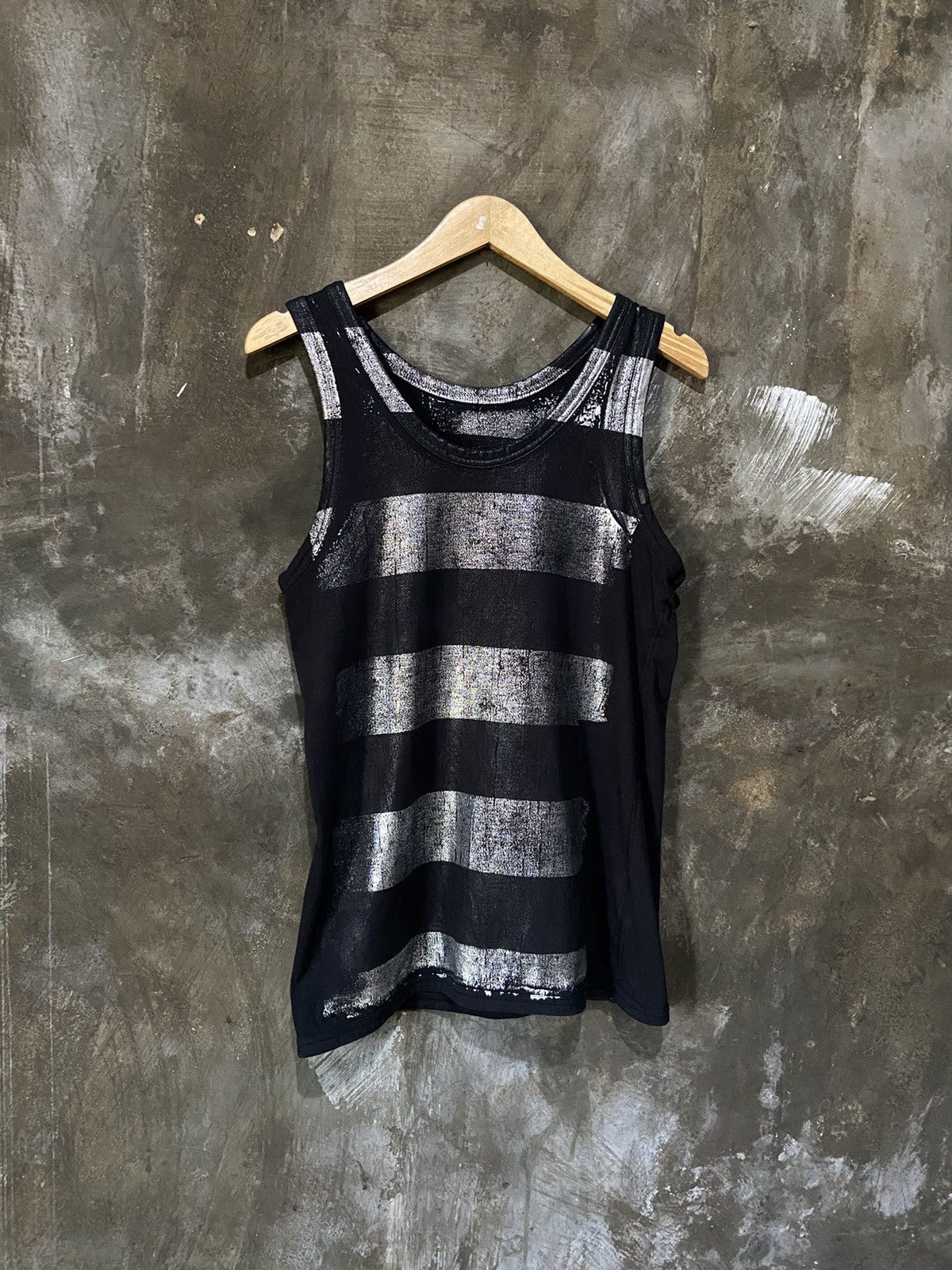 Japanese Brand × Le Grande Bleu (L.G.B.) Unknown Japanese Gothic Border Tank Top Size US M / EU 48-50 / 2 - 3 Thumbnail