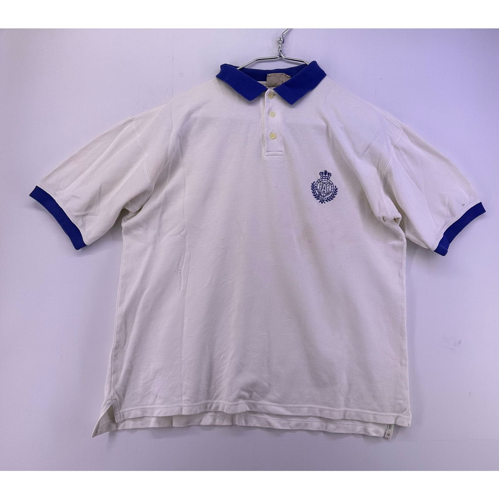 Aeropostale Vintage Aeropostale White and Blue polo shirt Size large Size US L / EU 52-54 / 3 - 1 Thumbnail