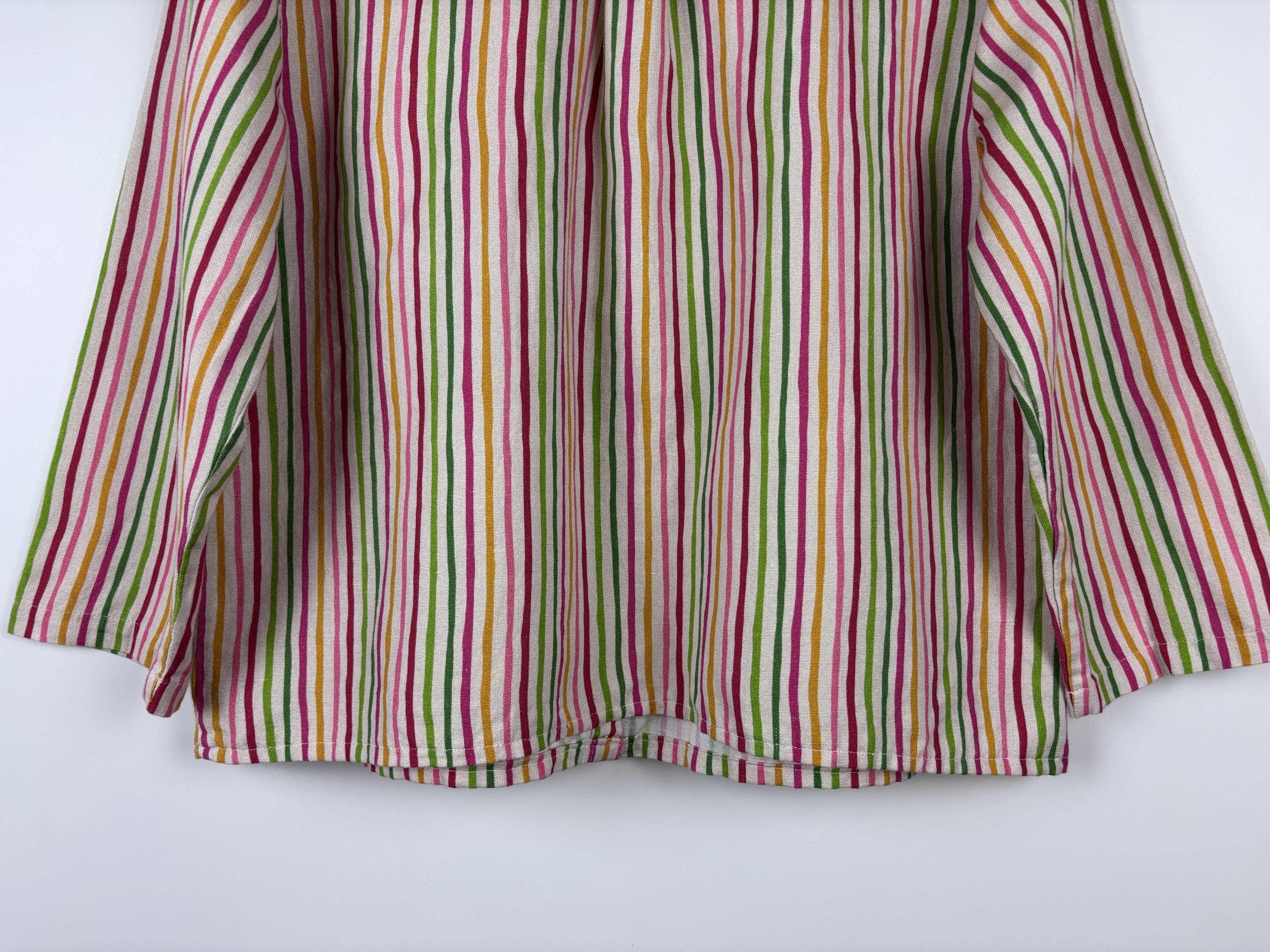 Designer Gudrun Sjoden Colorful Striped Blazer Linen Jacket Size S Size S / US 4 / IT 40 - 9 Thumbnail