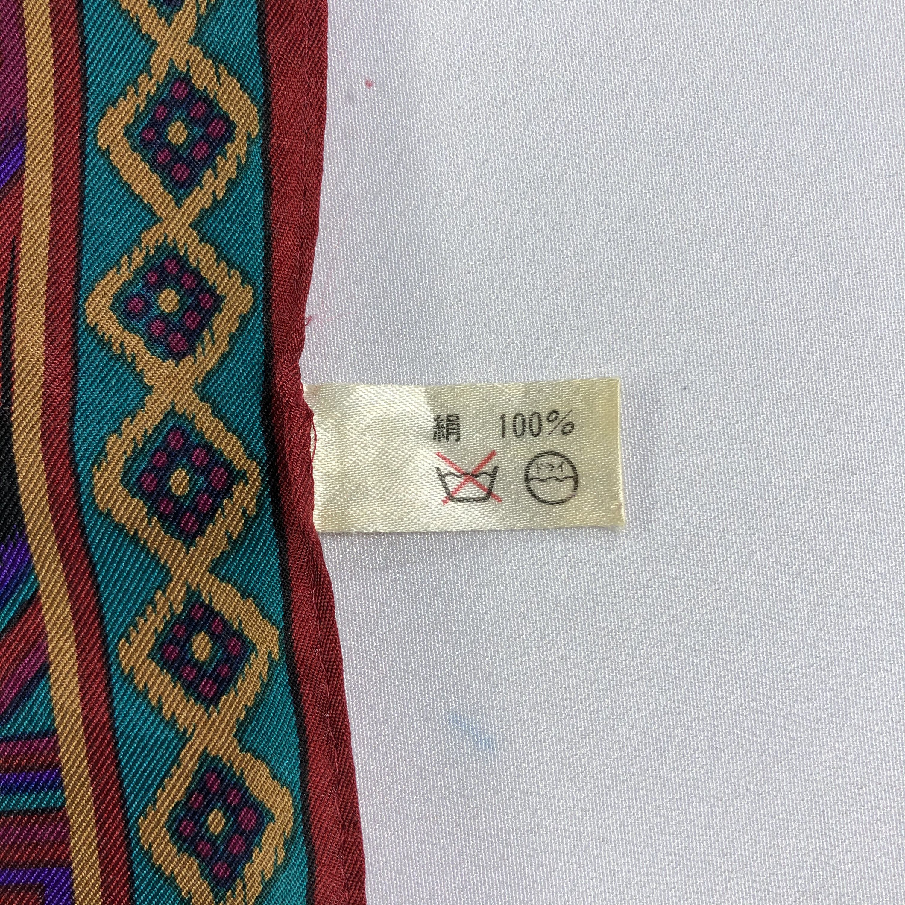Vintage Vintage Silk Scarf Size ONE SIZE - 5 Thumbnail