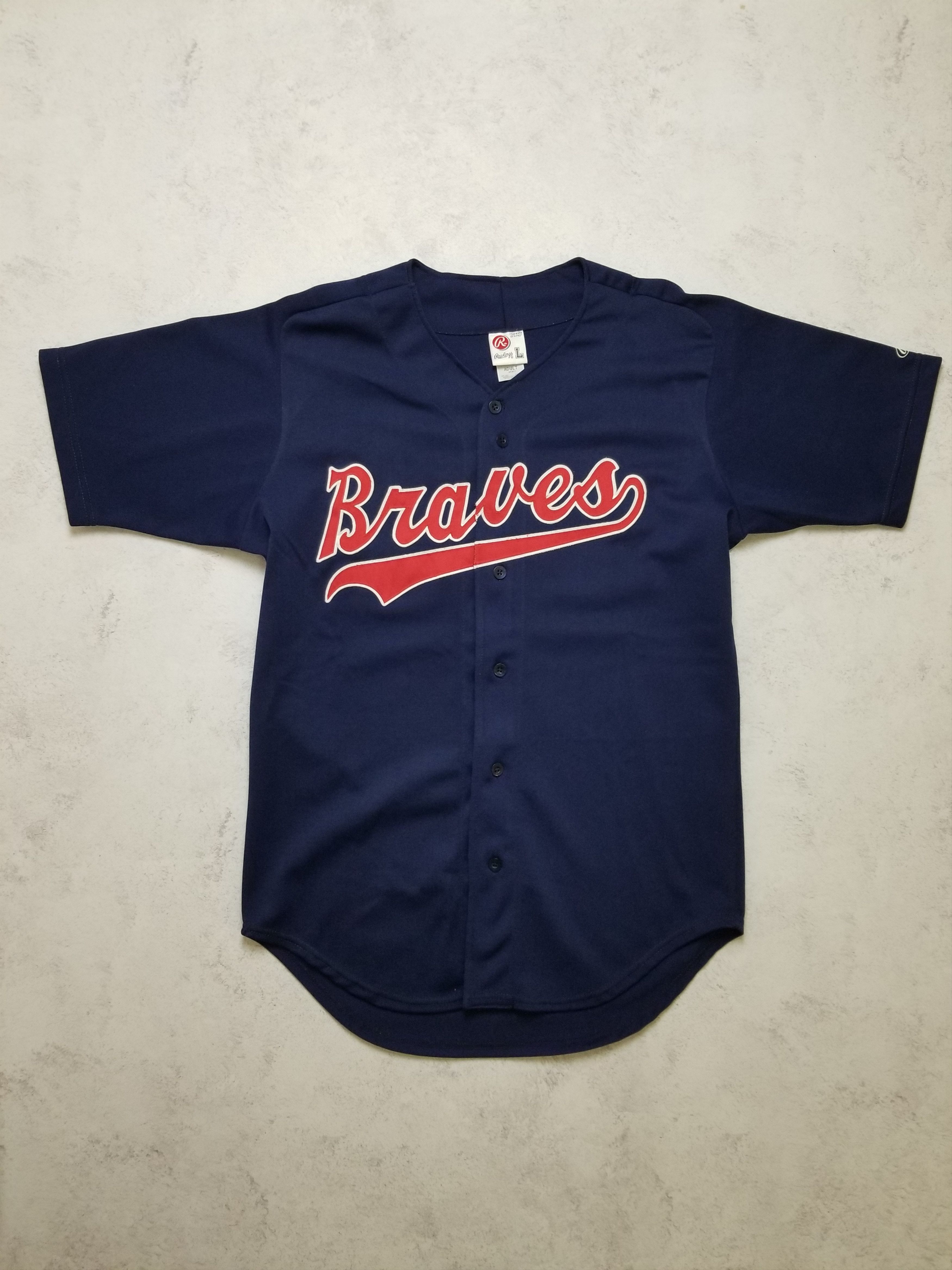Other Rawlings Atlanta Braves #53 Baseball MLB Jersey Size US L / EU 52-54 / 3 - 1 Thumbnail