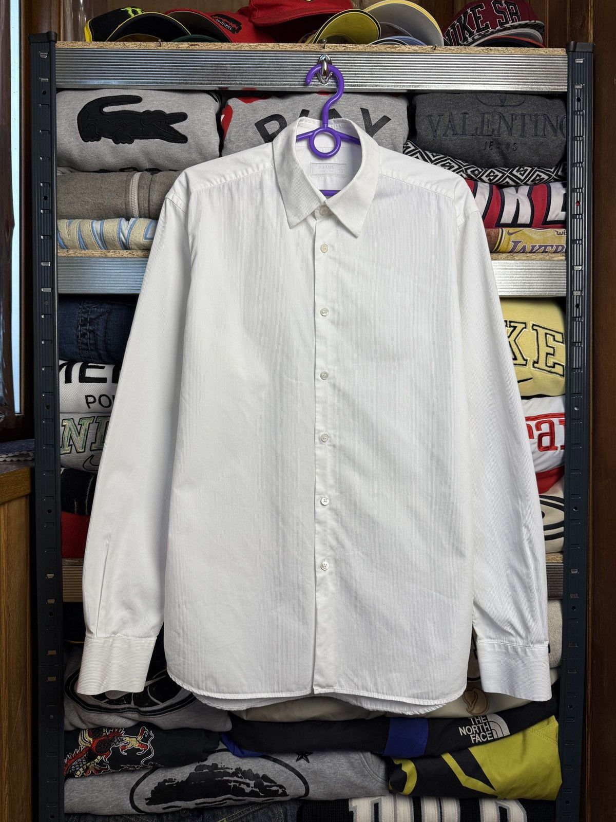 Prada Prada white Shirt Luxury Size US L / EU 52-54 / 3 - 1 Thumbnail