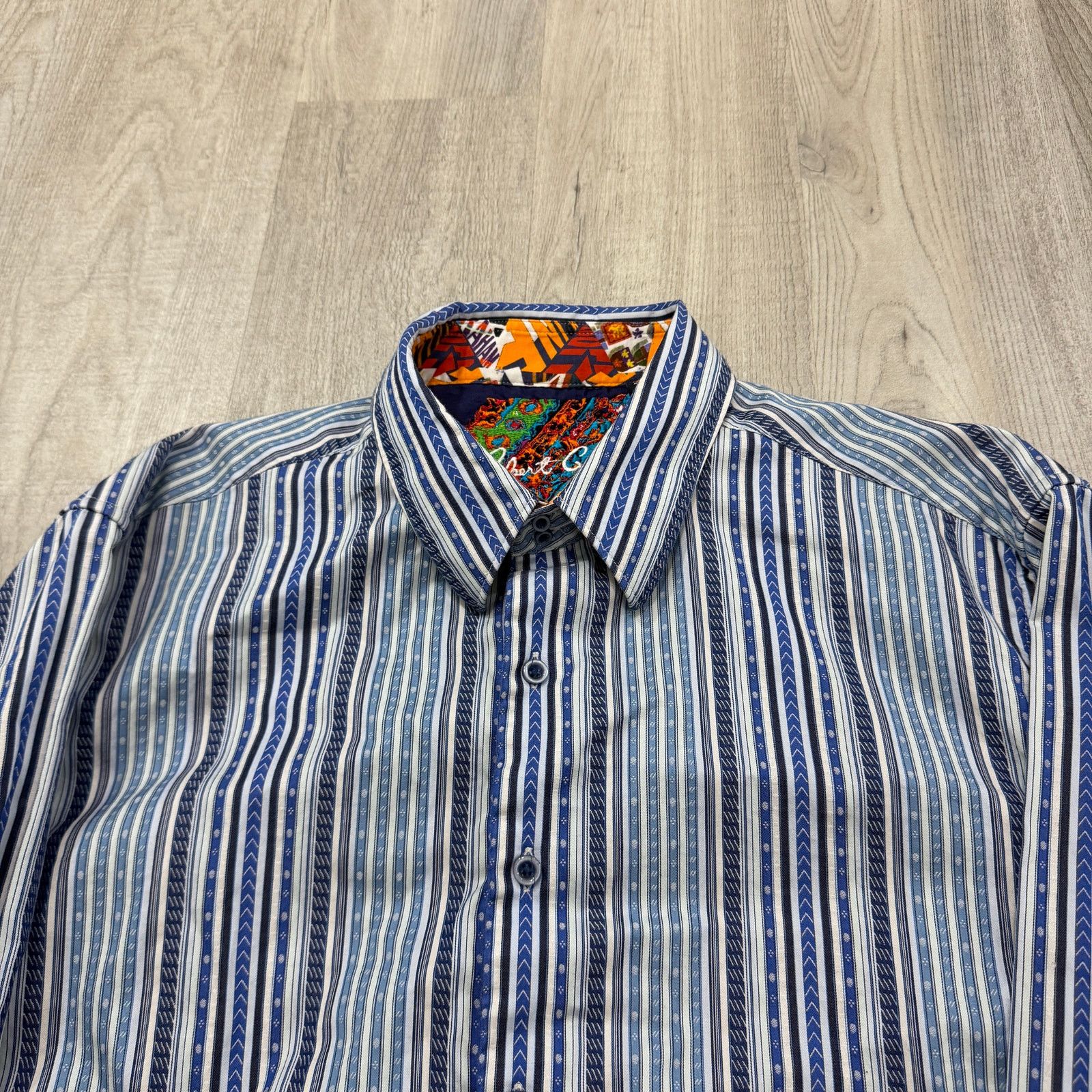 Robert Graham Robert Graham Flip Cuff Button Shirt Men's Extra Large Size US XL / EU 56 / 4 - 3 Thumbnail