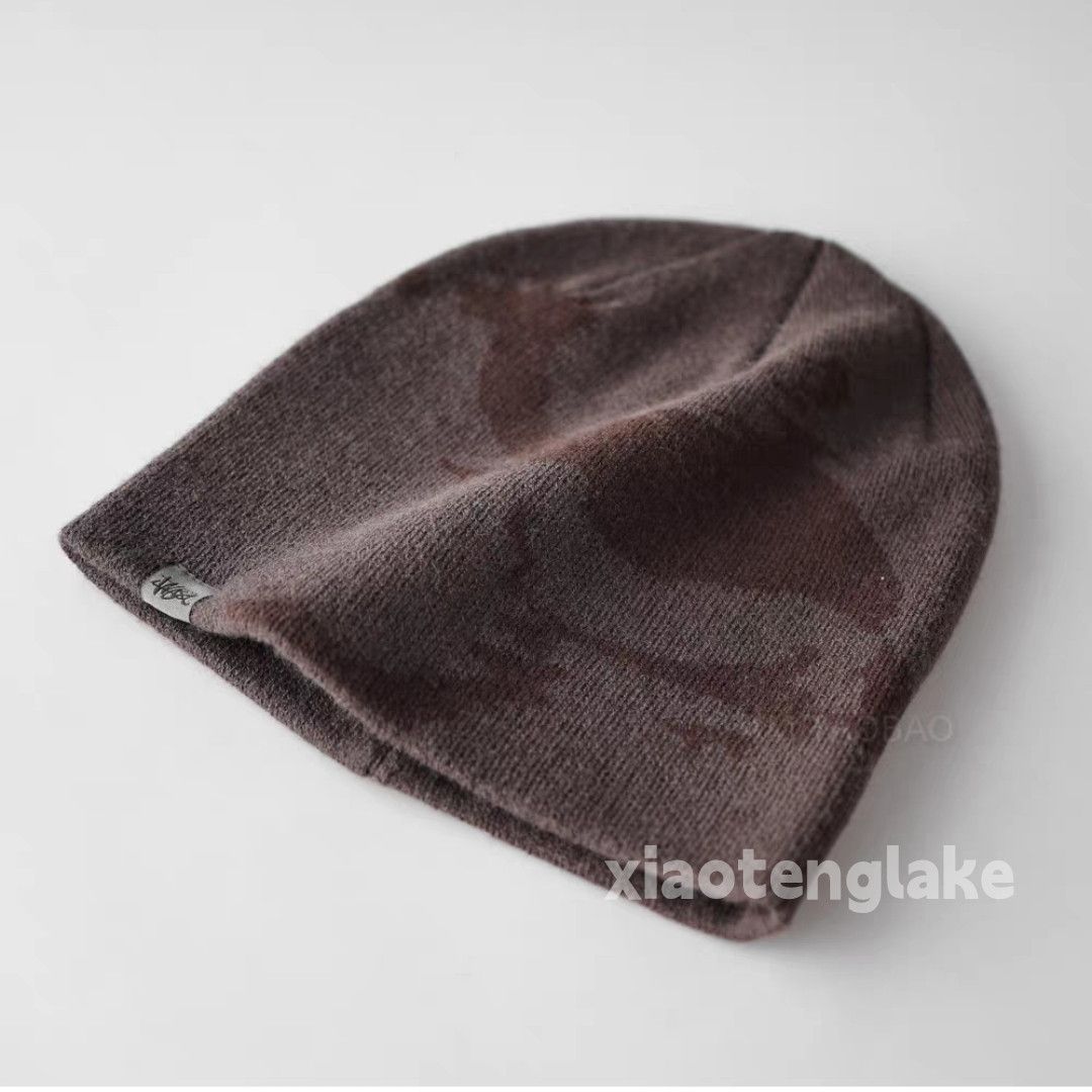 Vintage Unisex outdoor utility Festival party beanie knitted cap Size ONE SIZE - 2 Thumbnail