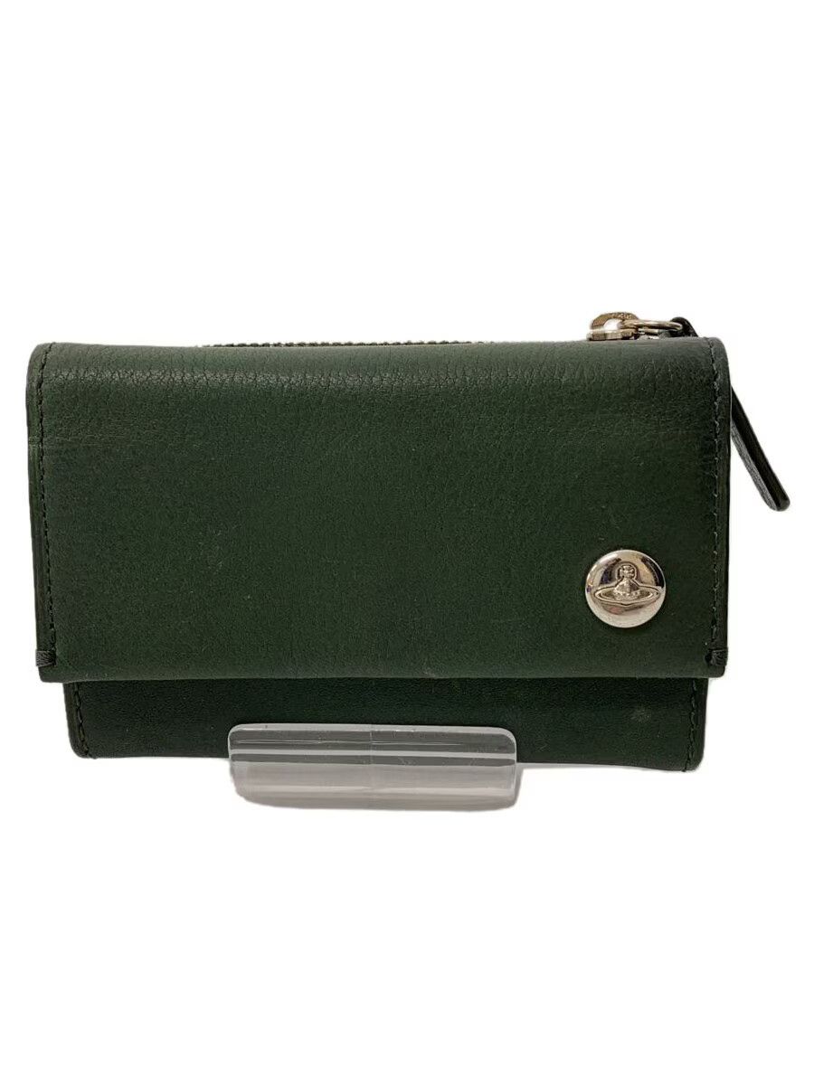 Vivienne Westwood Vivienne Westwood Lthr Tri-Fold Wallet Green Size ONE SIZE - 1 Thumbnail