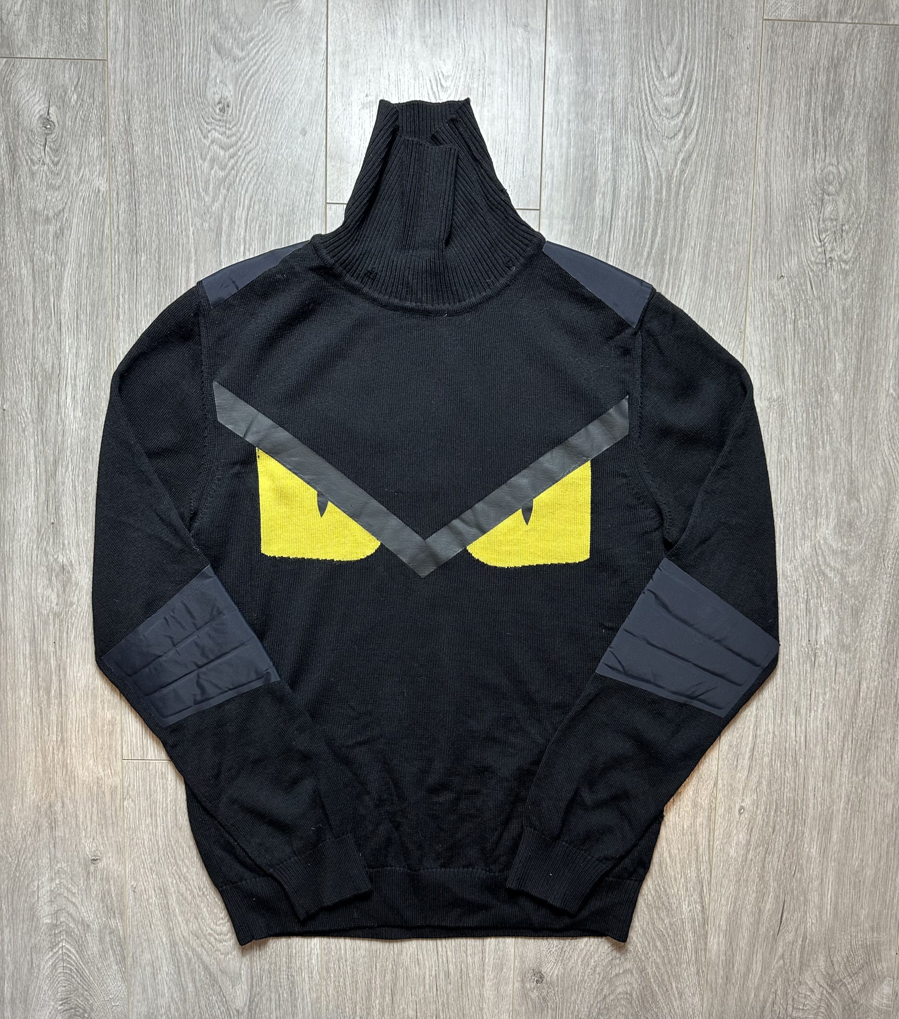 Fendi Monster Eyes Turtle Neck Sweater