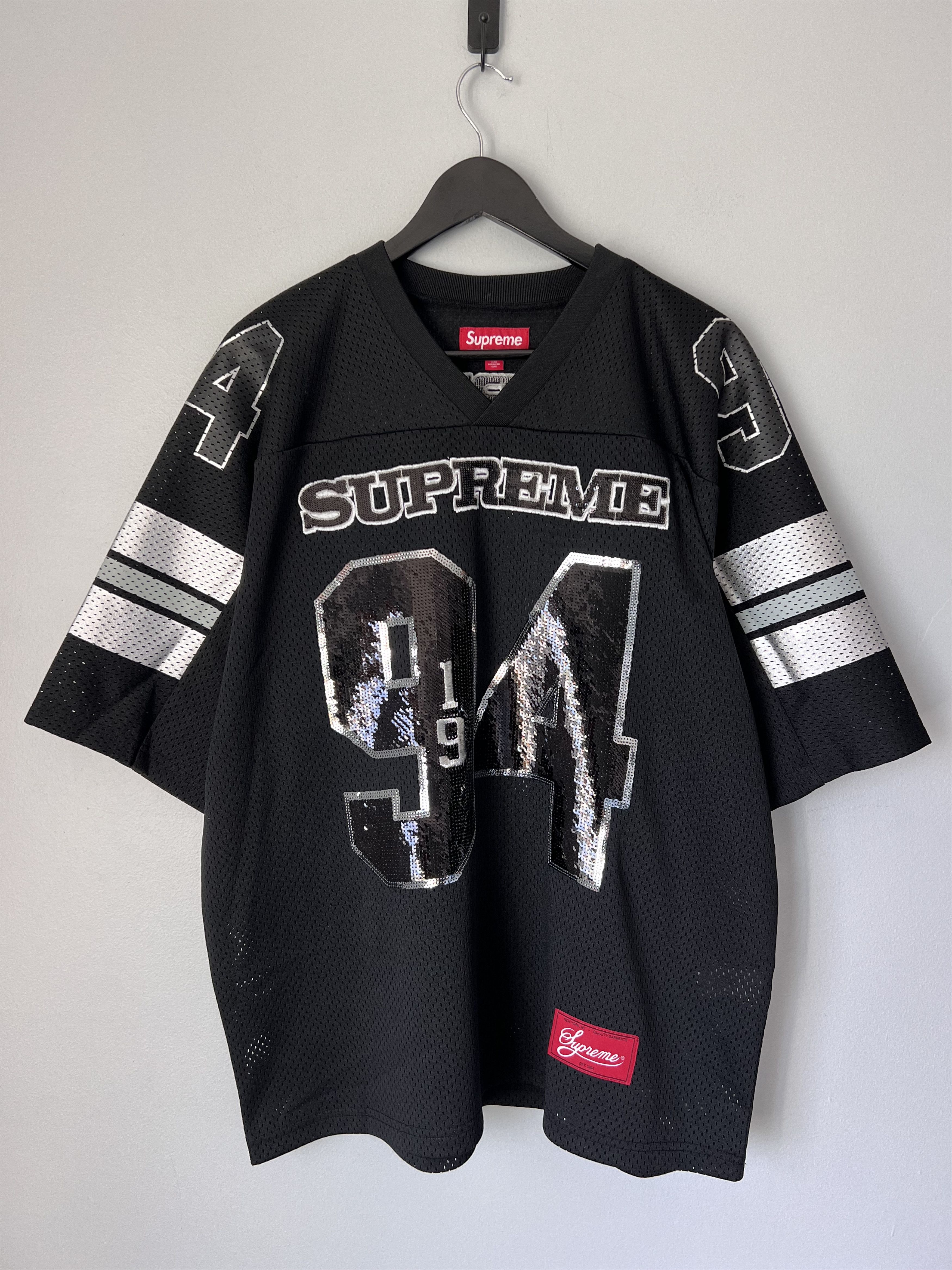 Supreme Sequin Football Jersey 