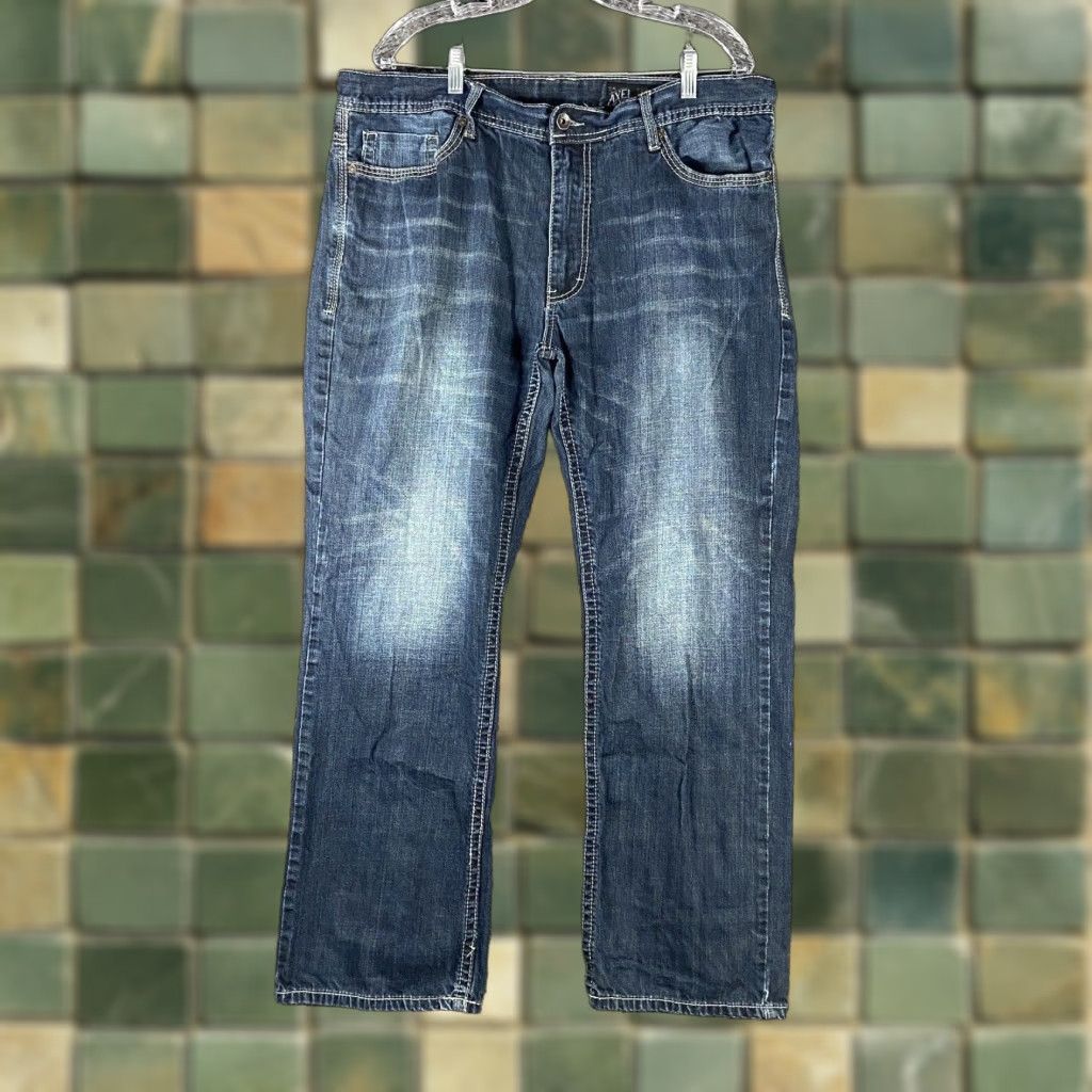 Vintage VINTAGE Axel Jeans T. K. Axel Treadwell Relaxed Straight Jeans Adult Men 38x31 Blue Size US 38 / EU 54 - 1 Thumbnail