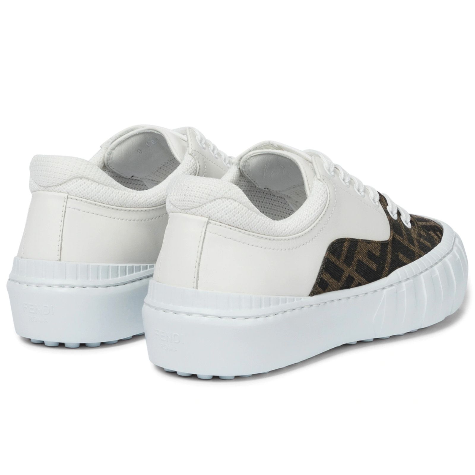Fendi Fendi Force Brown c White Platform Low Top Trainer Sneaker Size US 11.5 / IT 41.5 - 10 Thumbnail