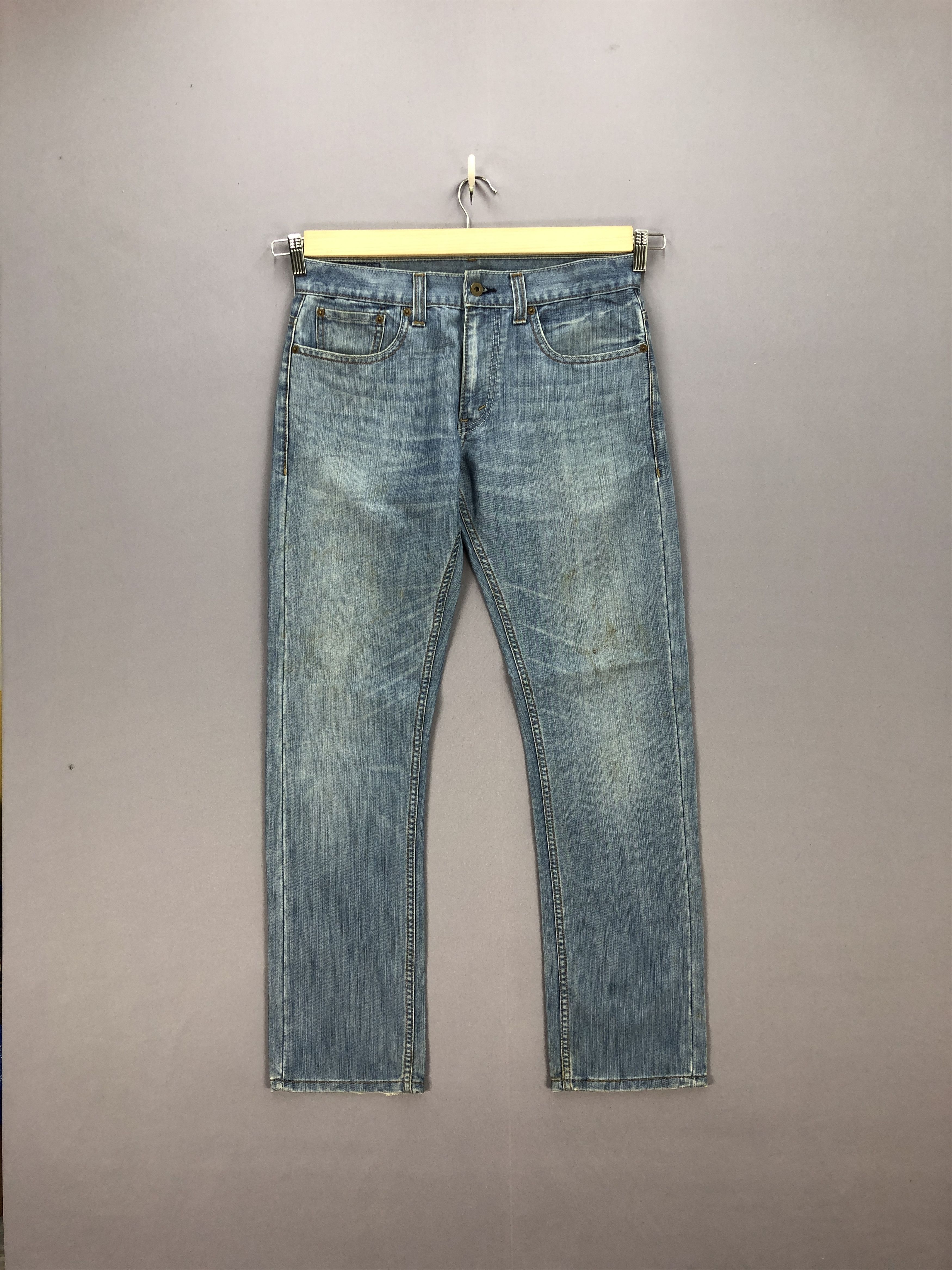 Jean Vintage Levis Faded Jeans Levi's 511 Light Wash Denim Size US 32 / EU 48 - 1 Thumbnail