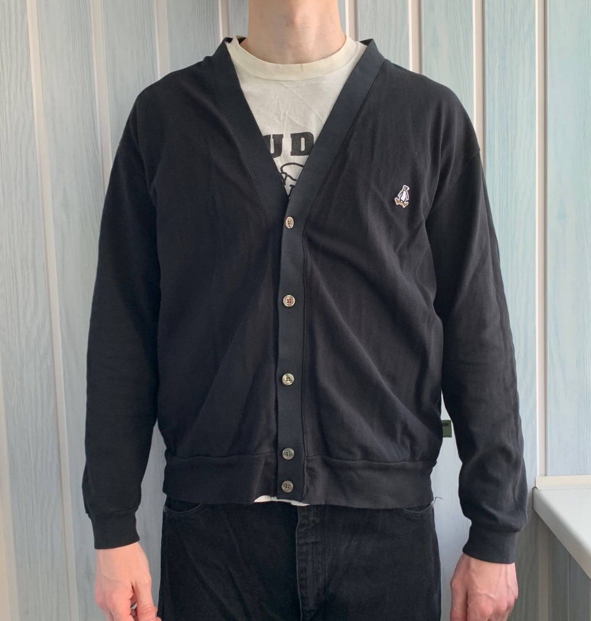 Beams Japan BEAMS x SSZ №18 2020 A/W Tokyo Black Skateboarding Cardigan Size US M / EU 48-50 / 2 - 4 Thumbnail